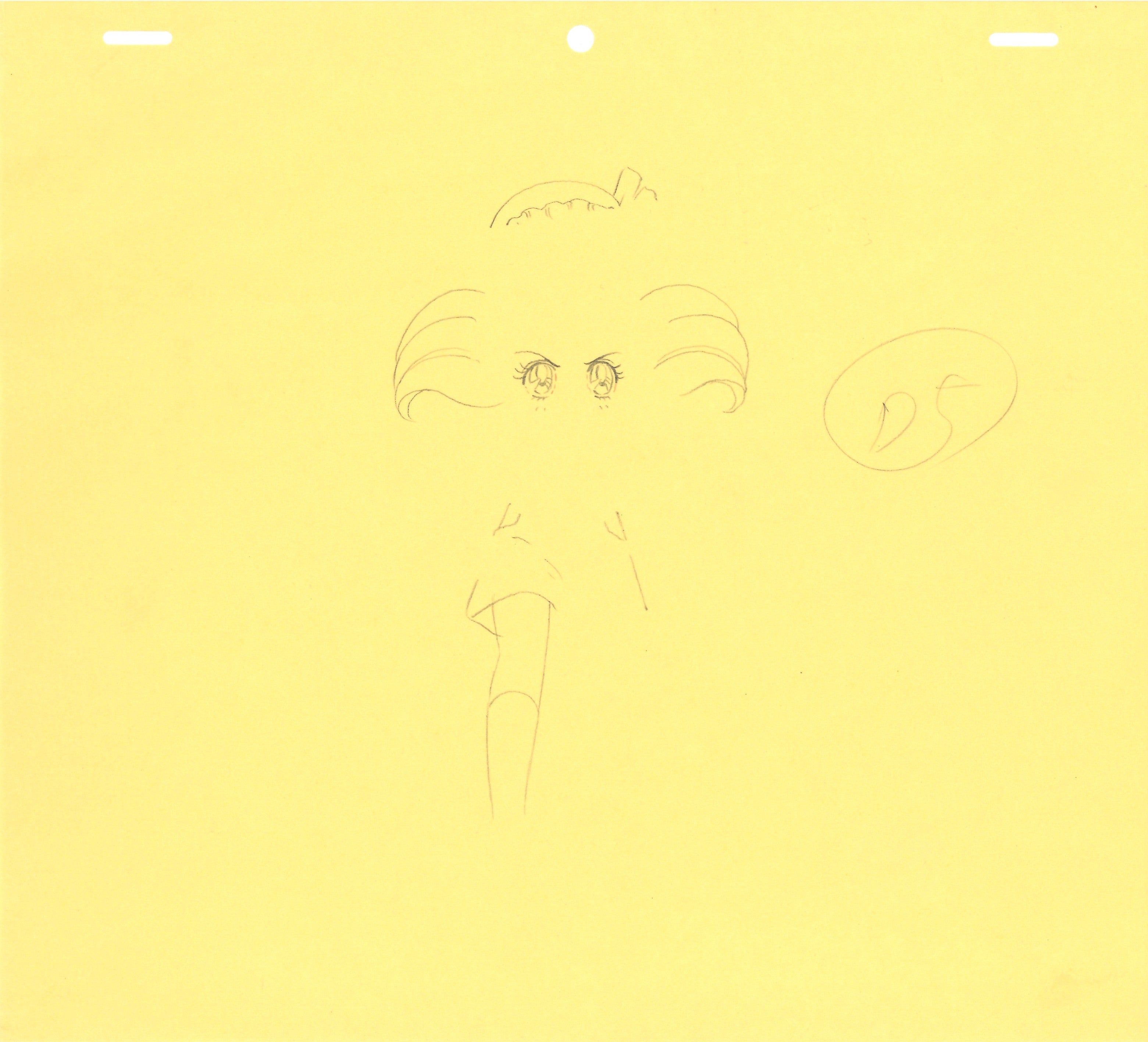 Sailor Moon Original Drawing (Chibiusa) 4 pages Set