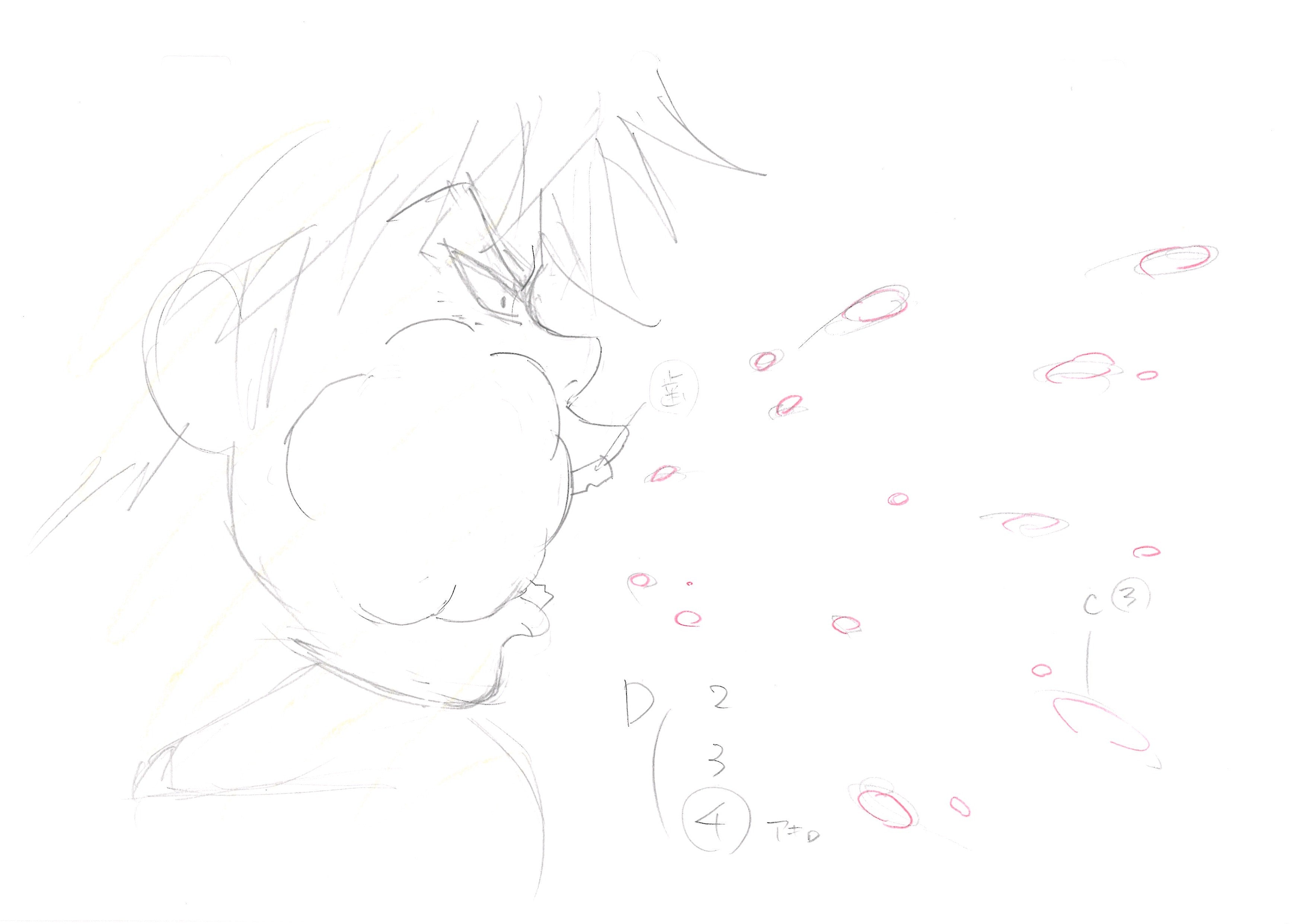 Kingdom Original Sketch (Shin and Ka Ryo Ten) 3 pages Set