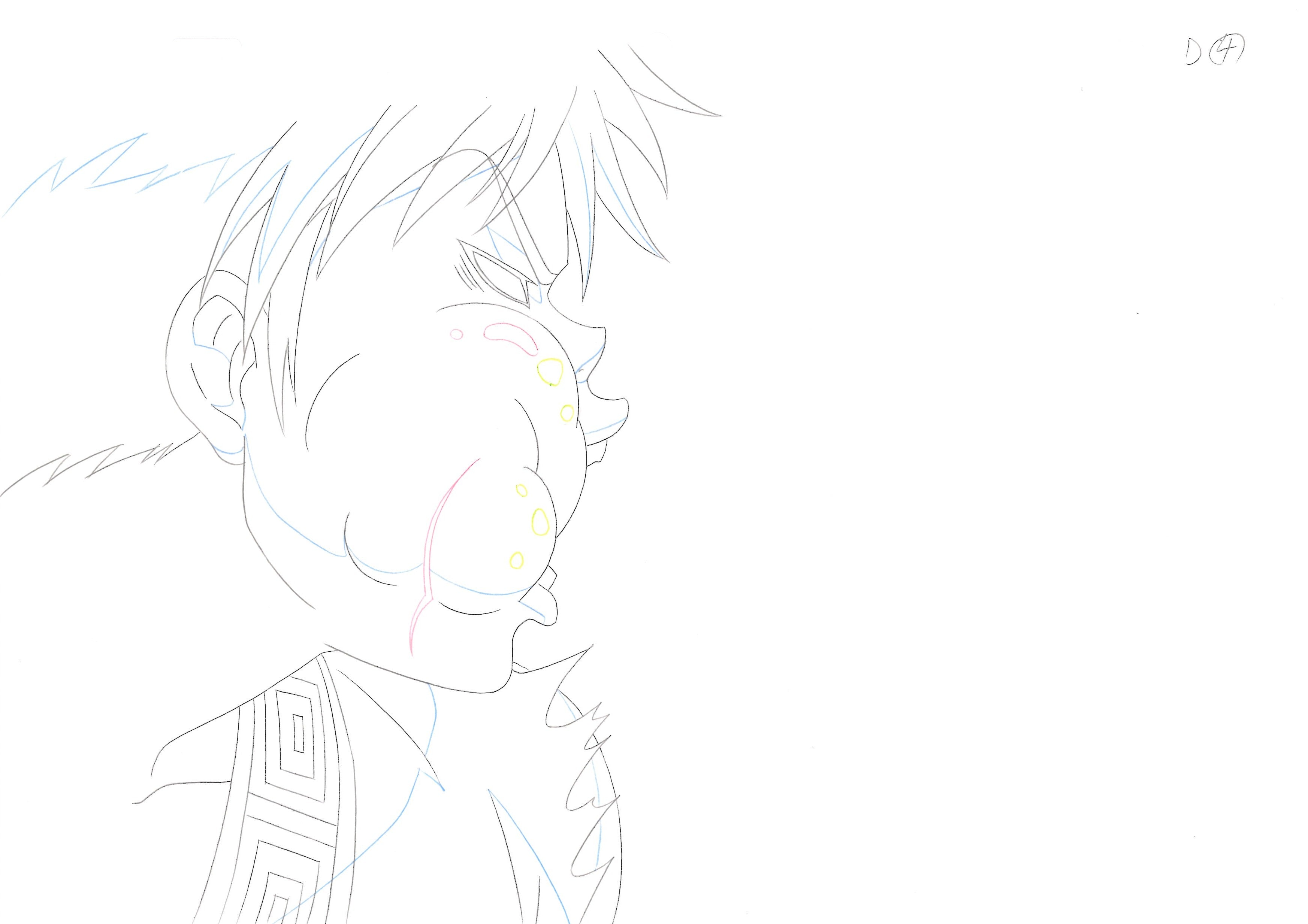 Kingdom Original Sketch (Shin) 2 pages Set