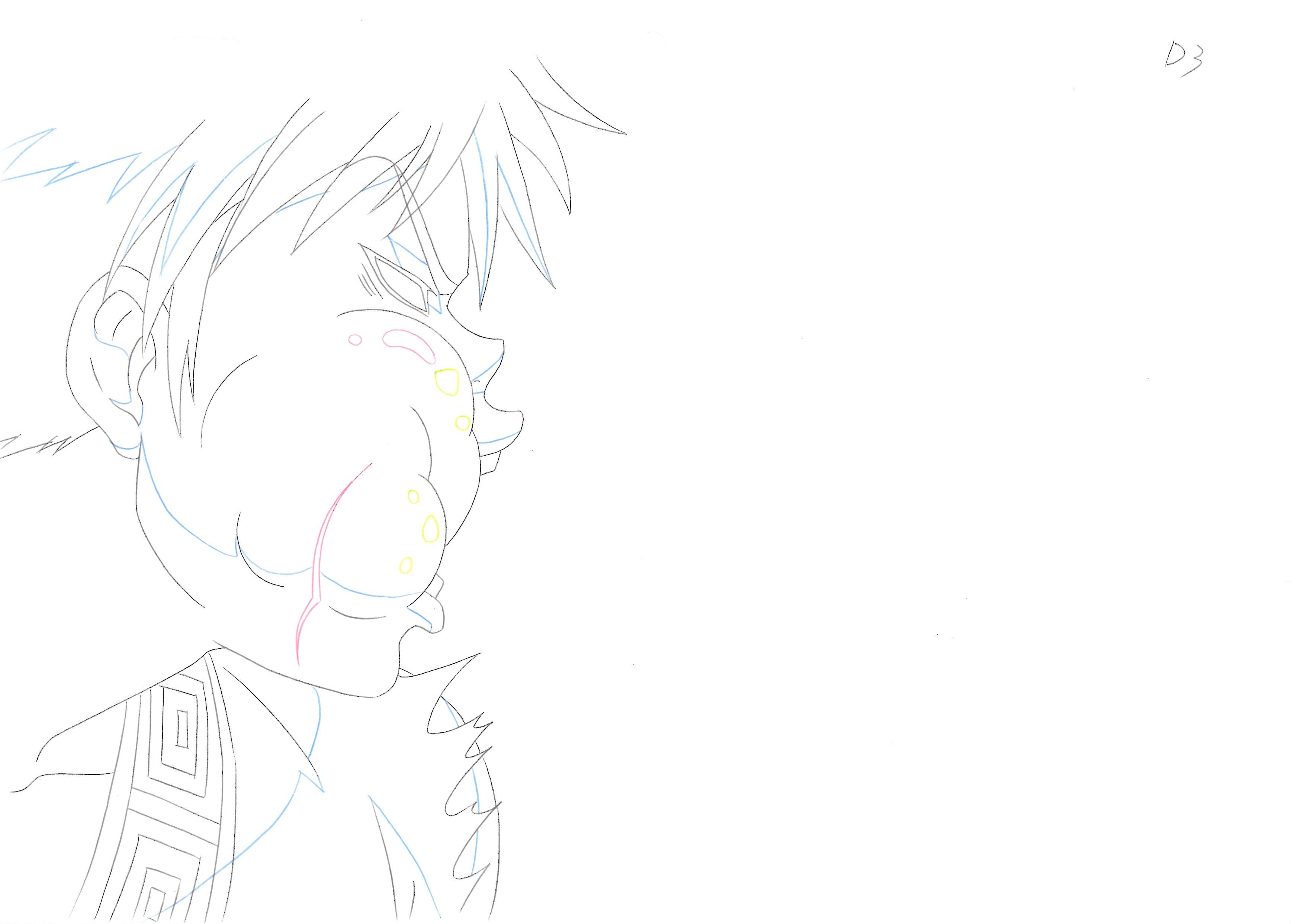 Kingdom Original Sketch (Shin) 2 pages Set