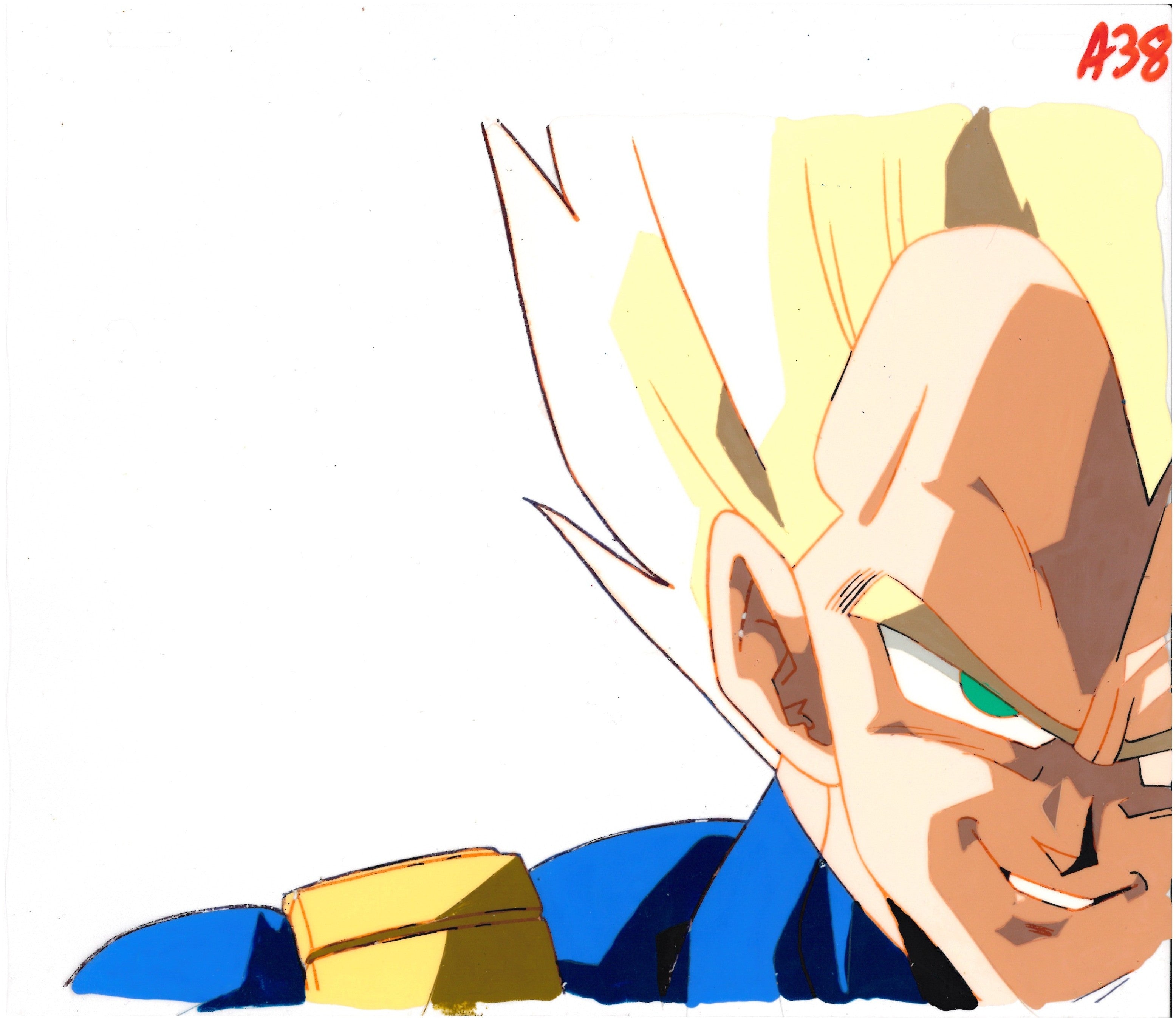 Dragonball Original Cel and Drawing (Vegeta)