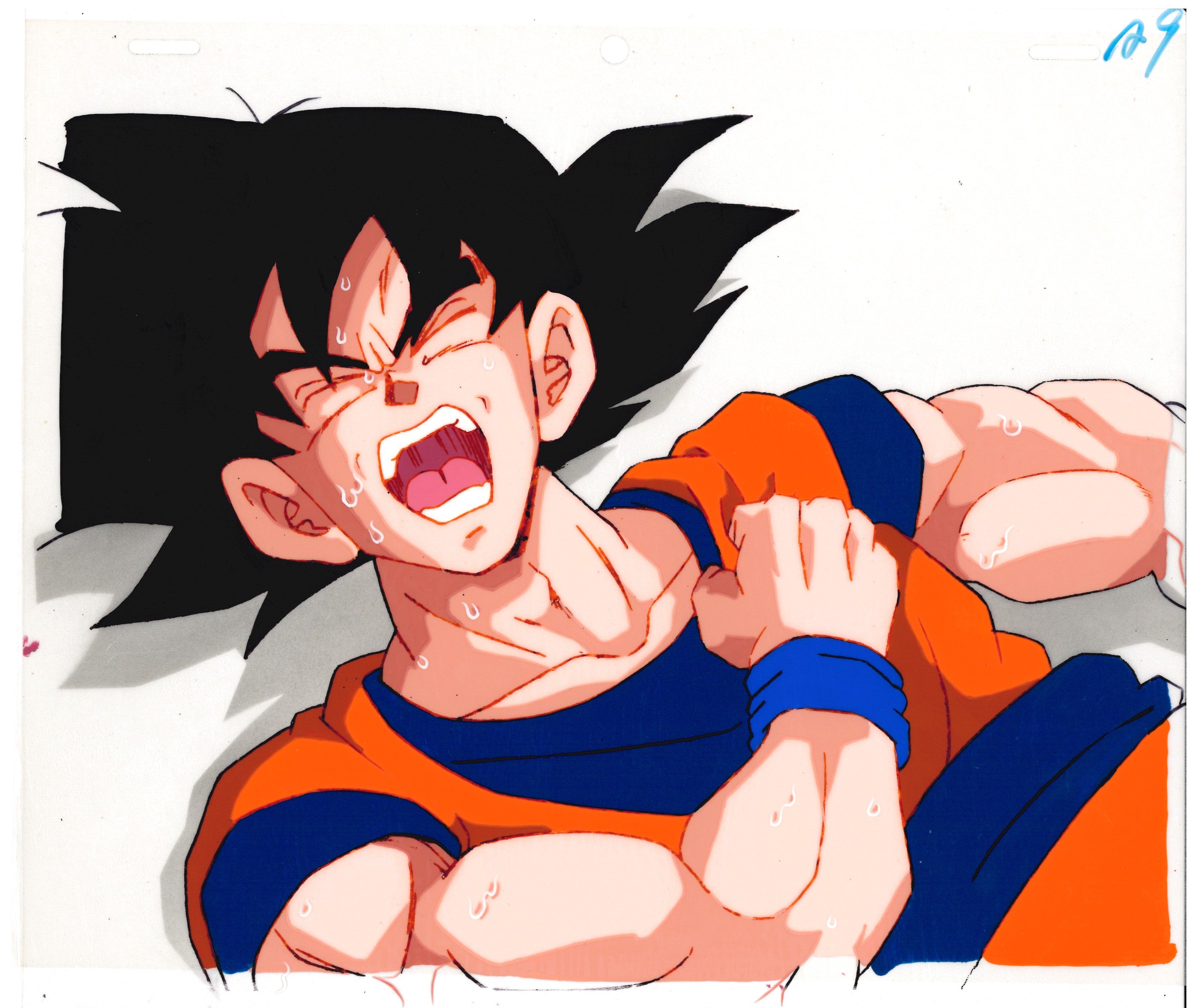 Dragonball Original Cel and Drawing (Son Goku)
