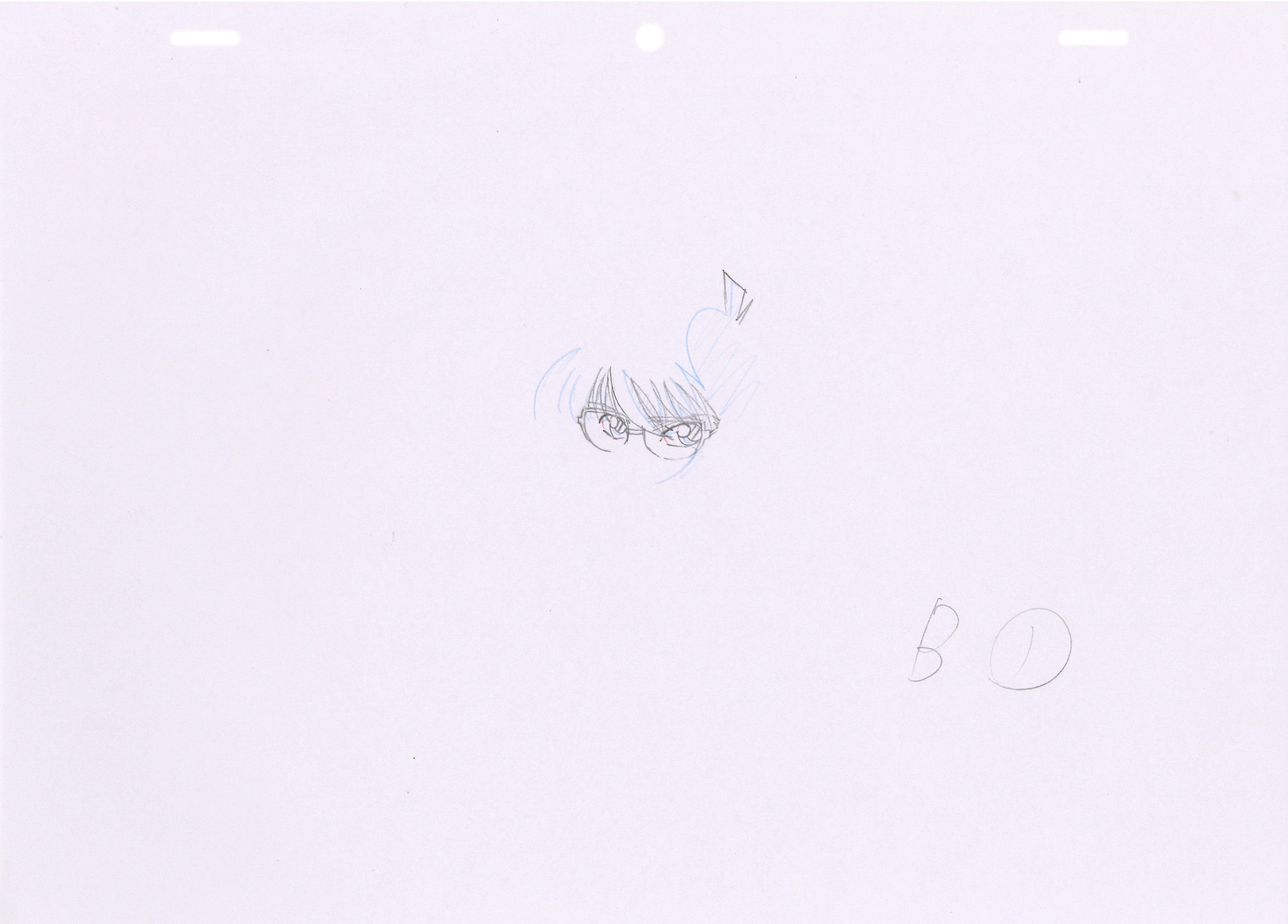 Detective Conan Original Sketch (Conan) 4 pages set