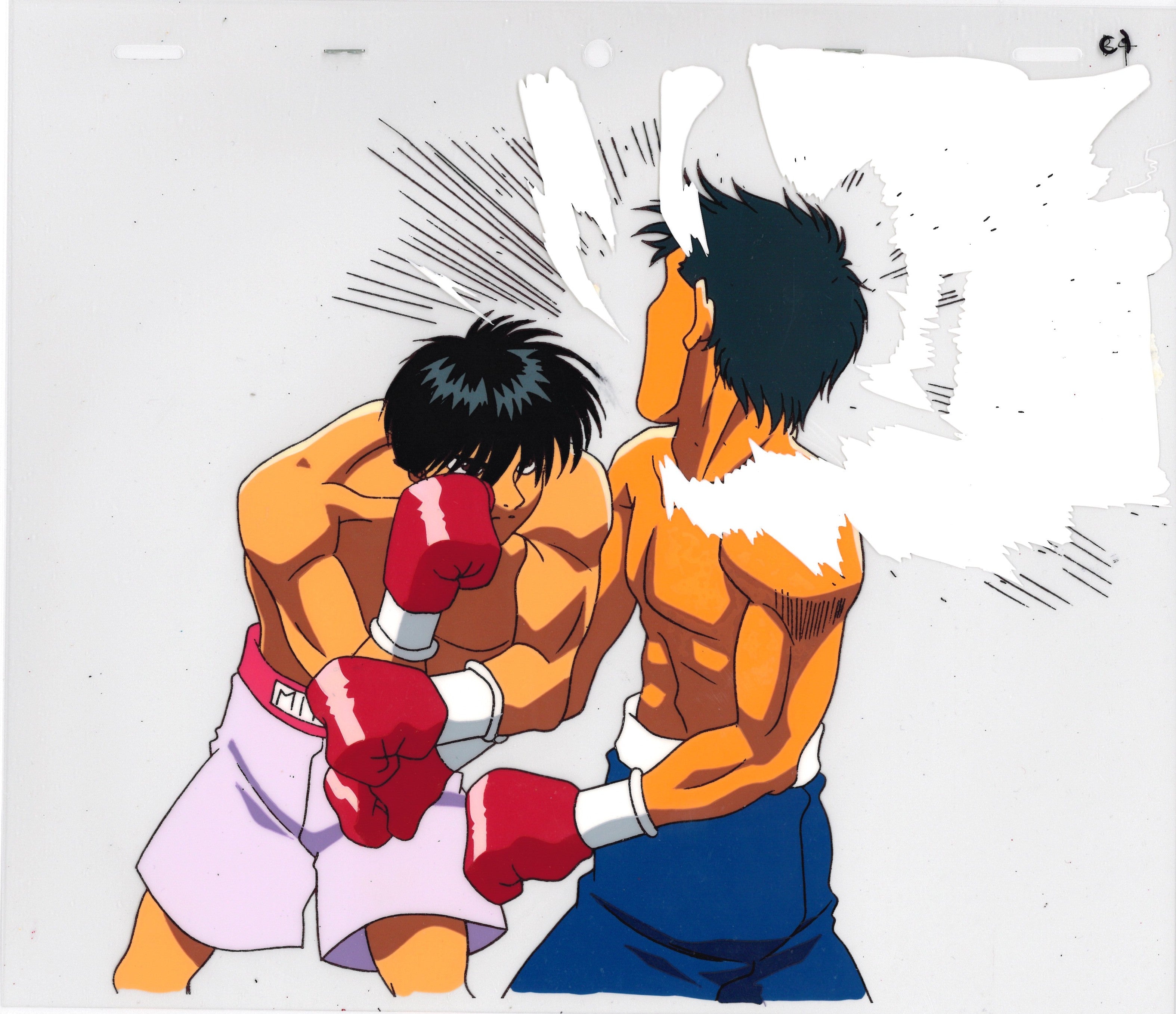 Hajime No Ippo Original Cel and Sketch (Ichiro Miyata, Teruhiko Takada)