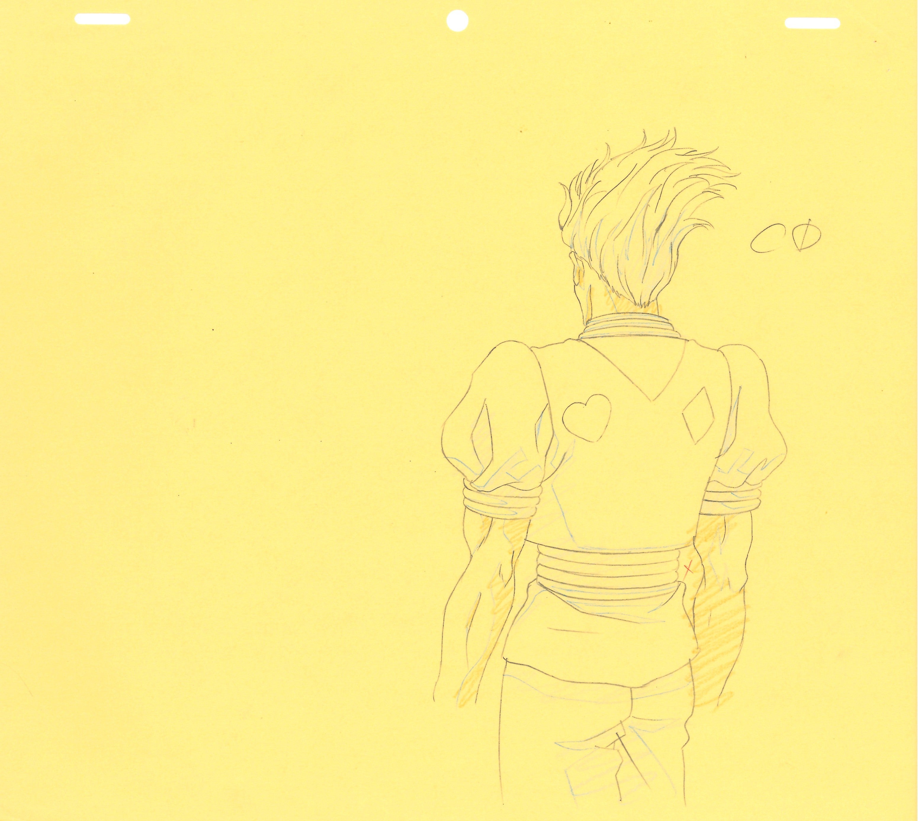 Hunter x Hunter Original Drawing (Hisoka) 2 pages Set