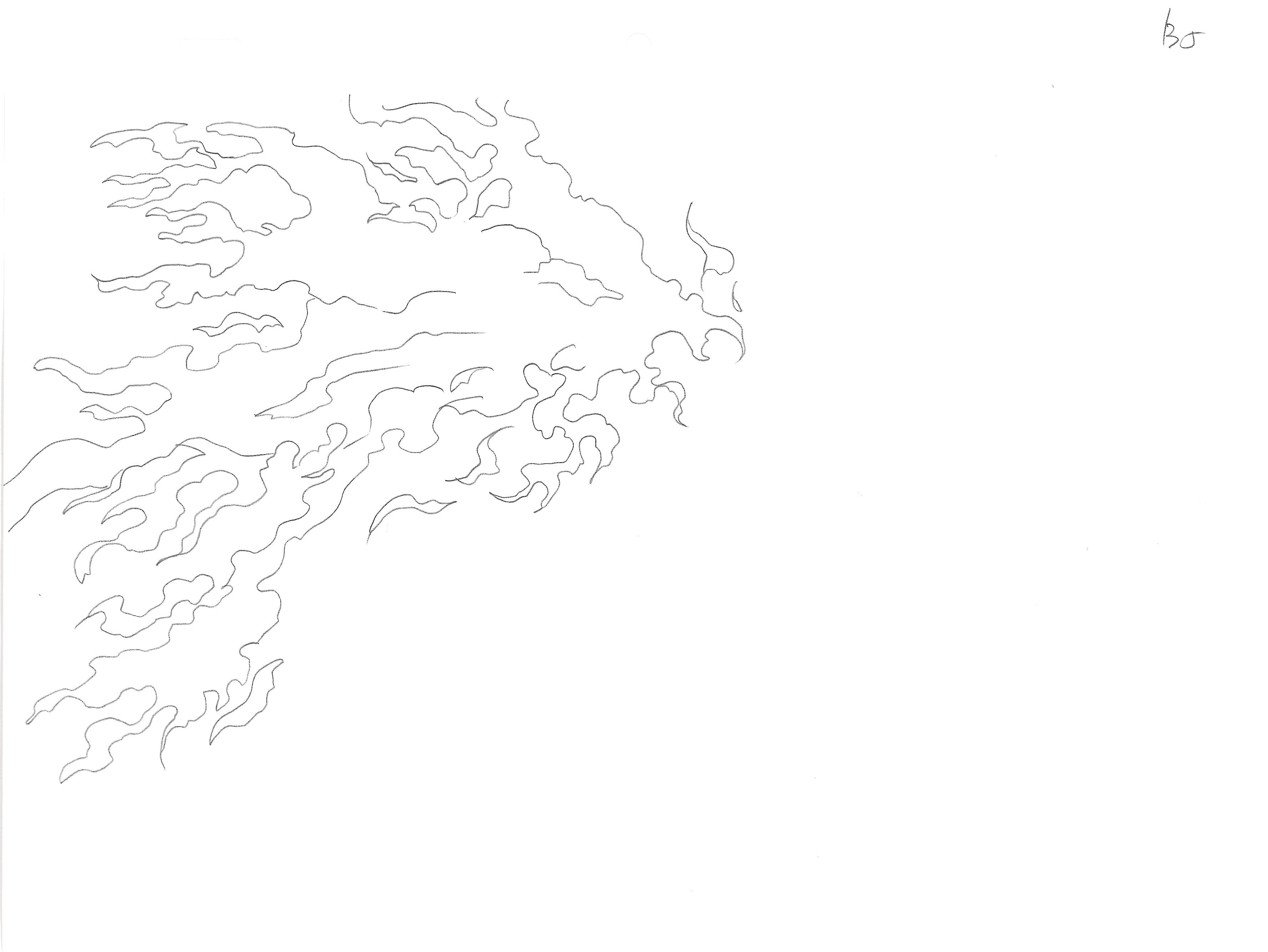 Naruto Original Sketch (Sasuke) 5 pages Set