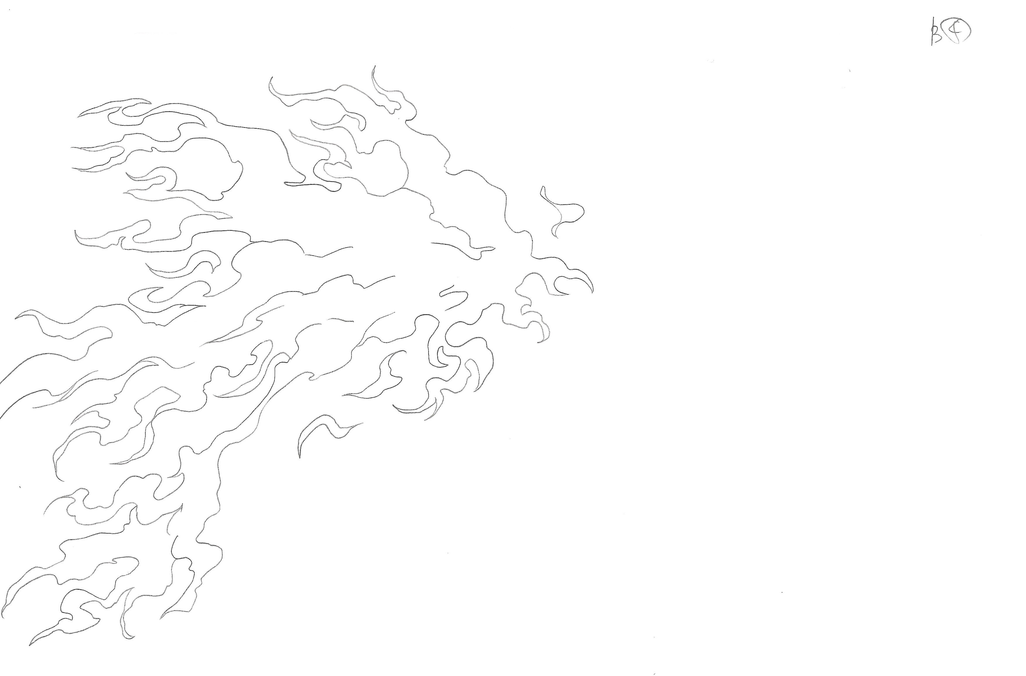 Naruto Original Sketch (Sasuke) 5 pages Set