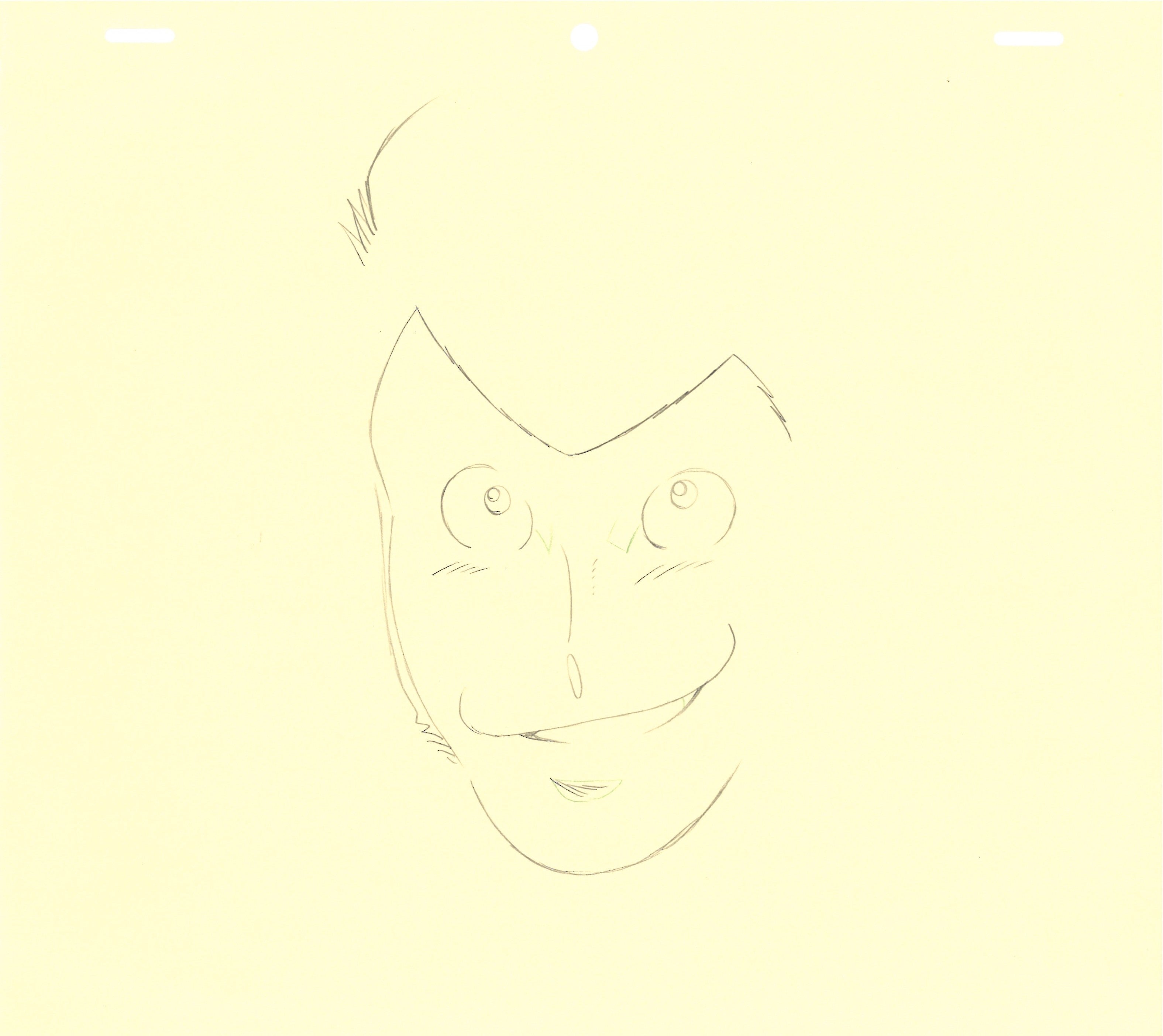 Lupin III Original Sketch (Lupin) 2 pages Set