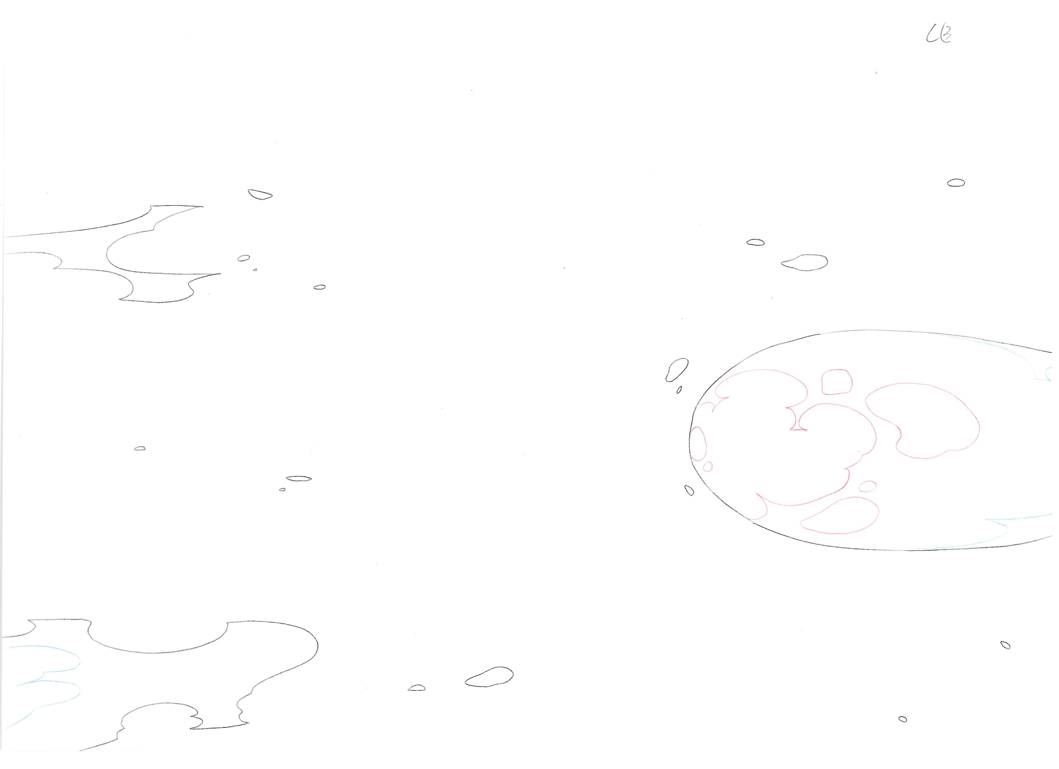 Black Clover Original Sketch (Asta) 6 pages Set