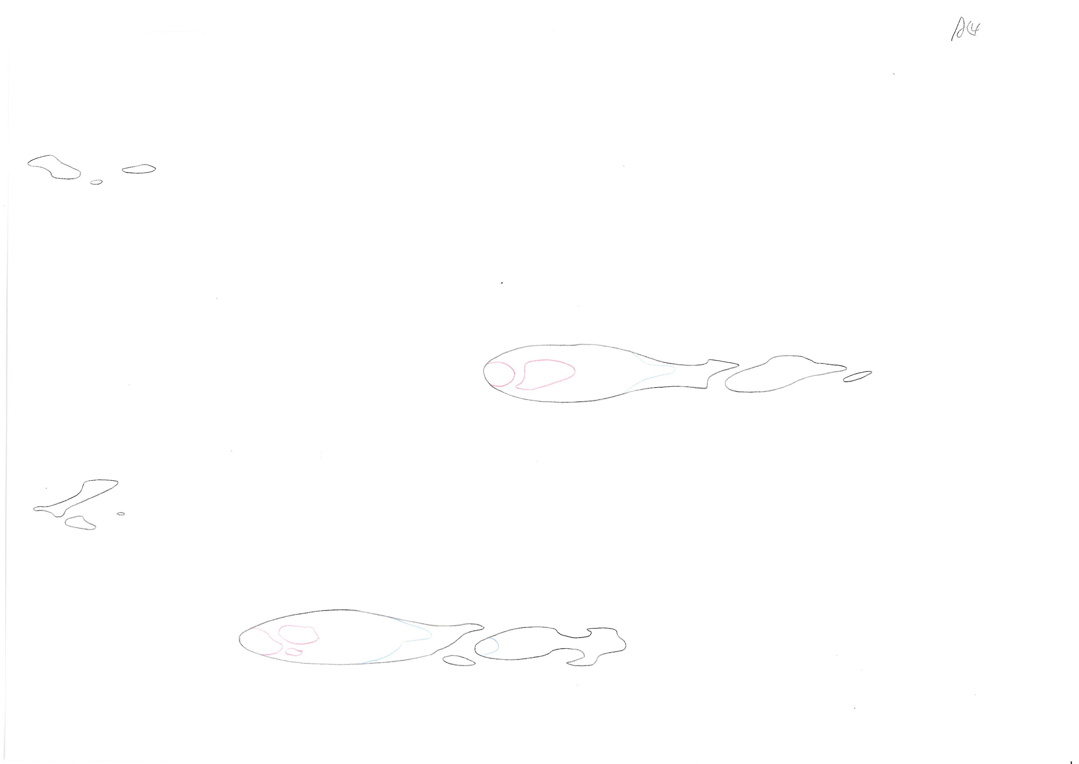 Black Clover Original Sketch (Asta) 6 pages Set