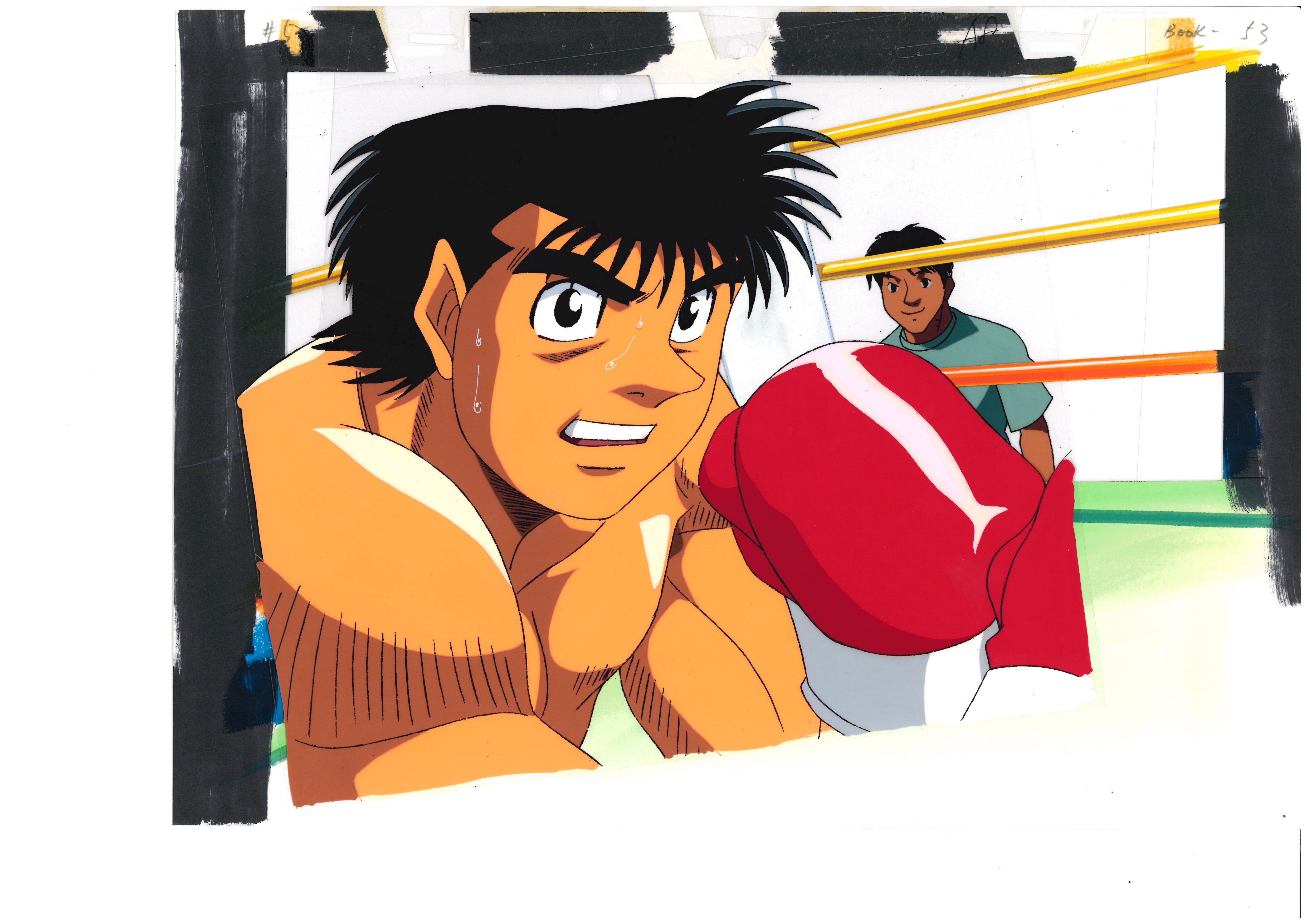 Hajime No Ippo Original & Sketch & Background(Ippo Makunouchi, frame B15)