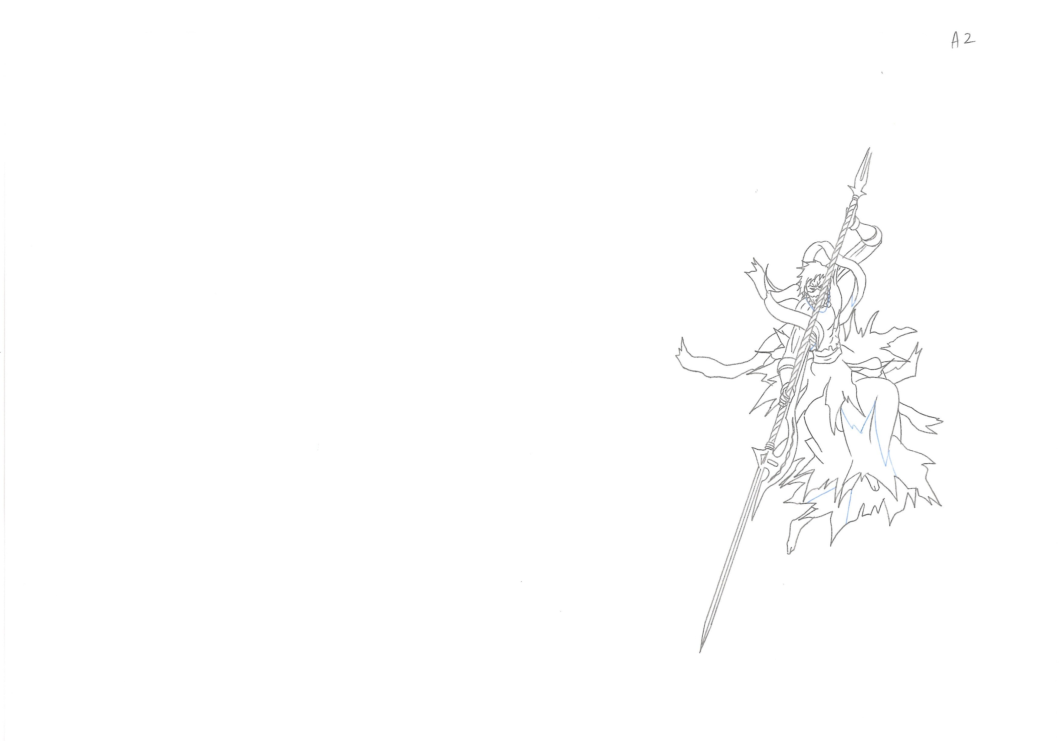 Bleach Original Drawing (Byakuya Kuchiki vs Koga Kuchiki) 11 pages Set