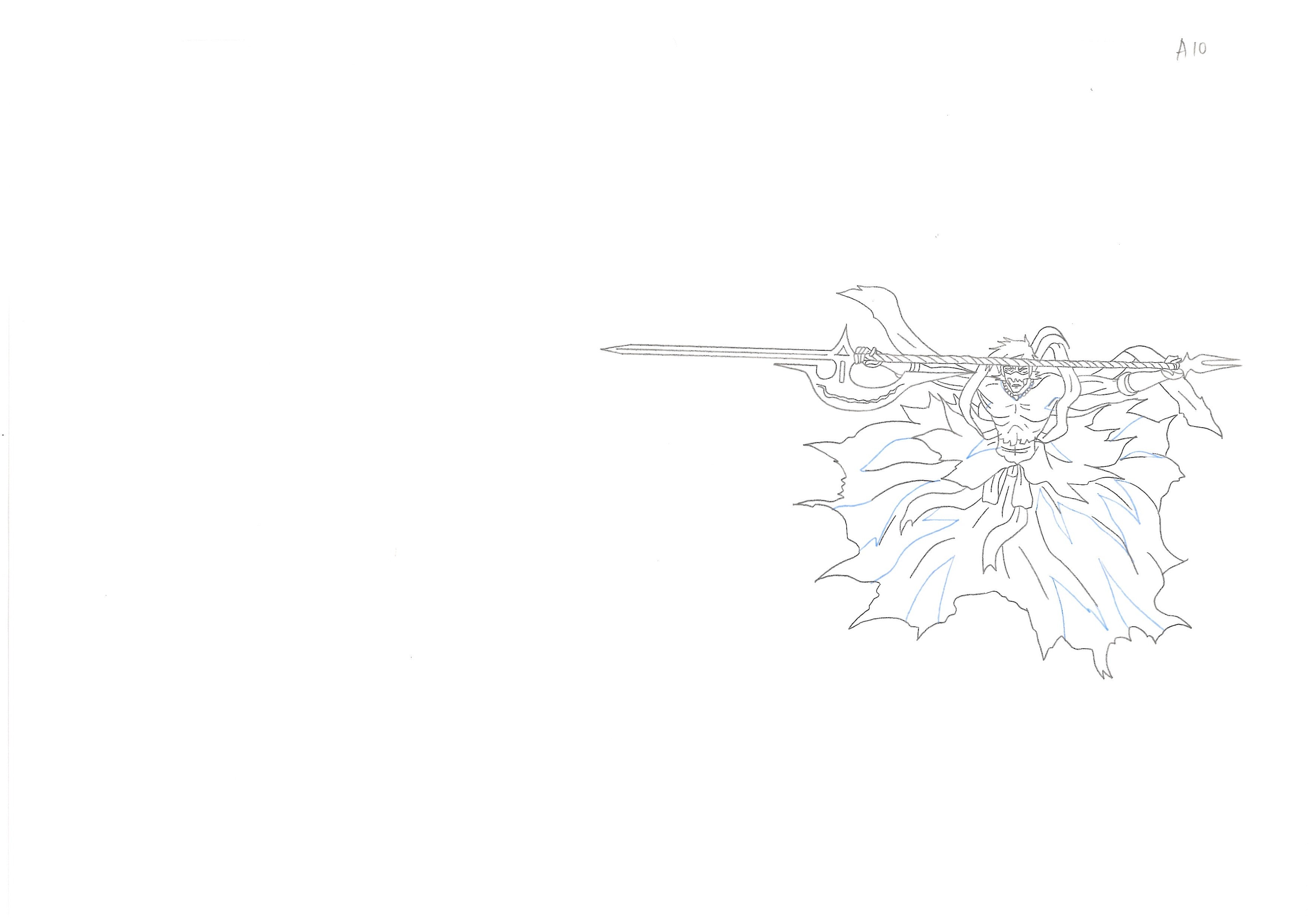 Bleach Original Drawing (Byakuya Kuchiki vs Koga Kuchiki) 13 pages Set