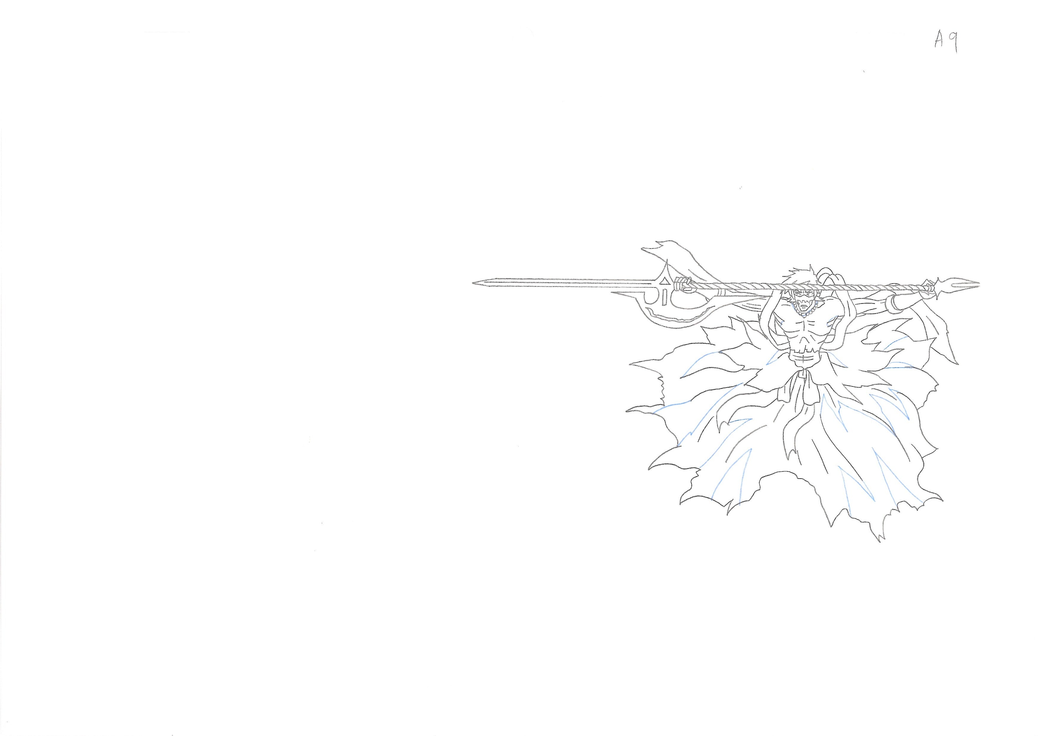 Bleach Original Drawing (Byakuya Kuchiki vs Koga Kuchiki) 13 pages Set