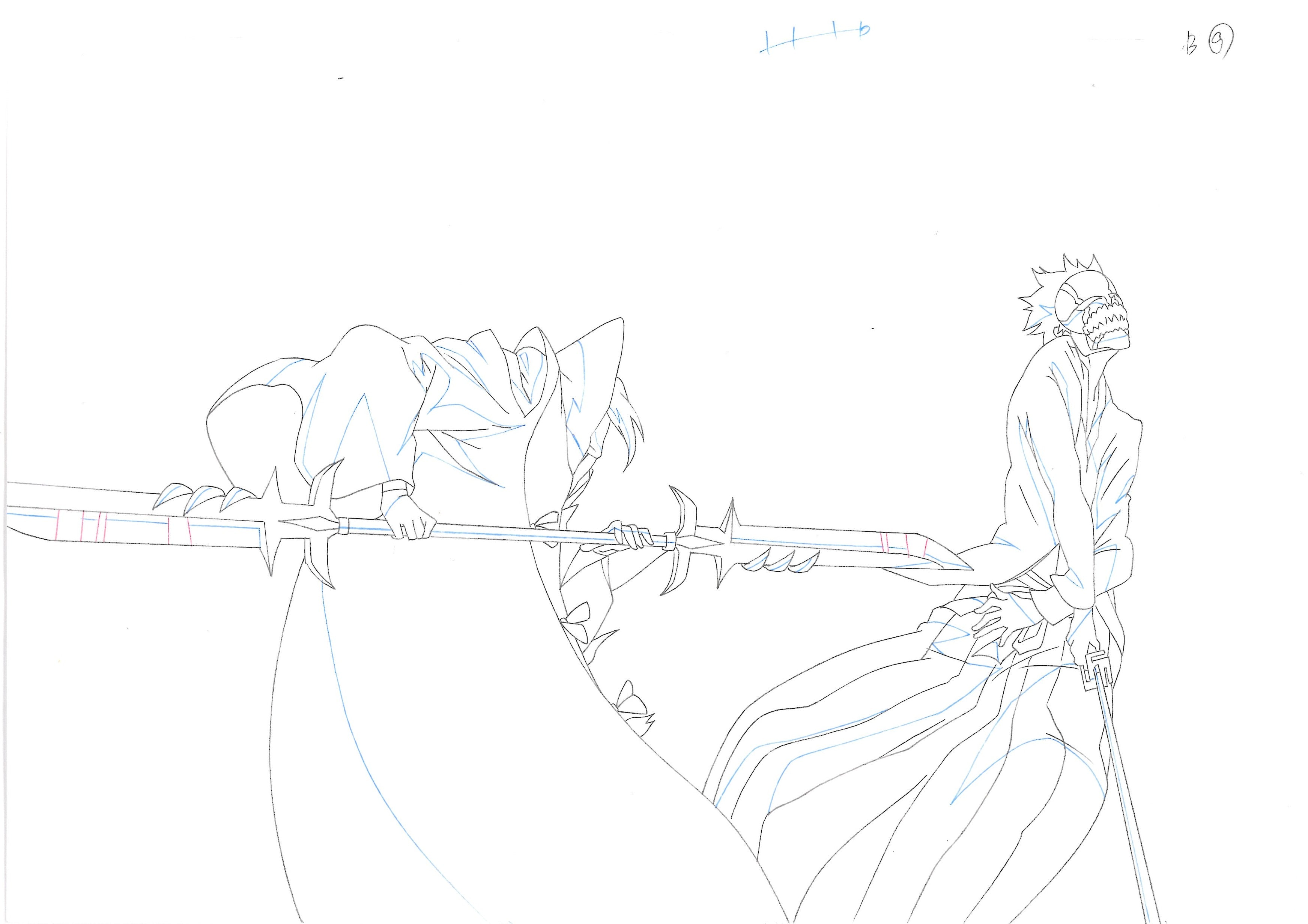 Bleach Original Drawing (Ichigo, Kageroza) 5 pages Set