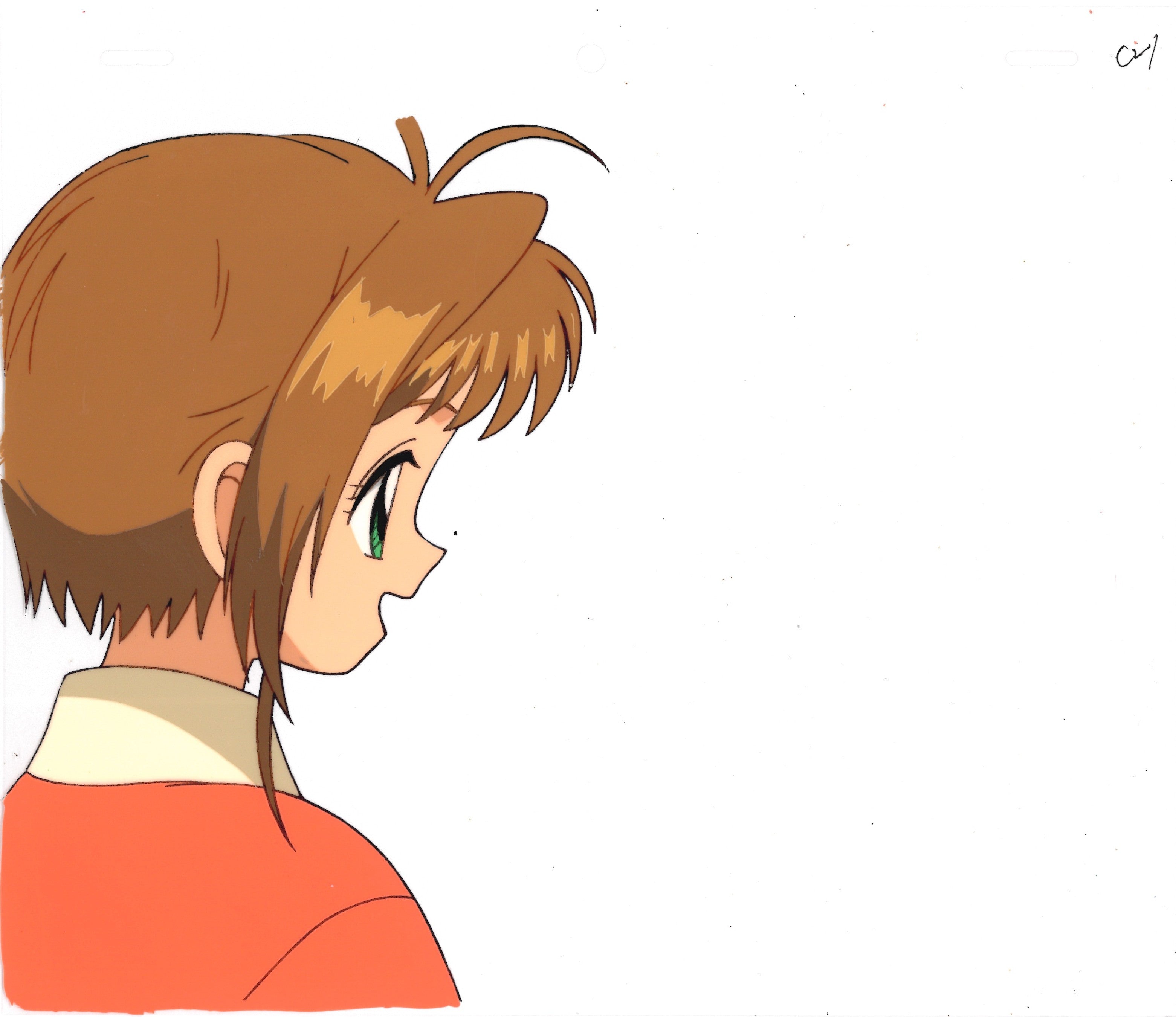 Cardcaptor Sakura Original Cel and Drawing (Kinomoto Sakura)