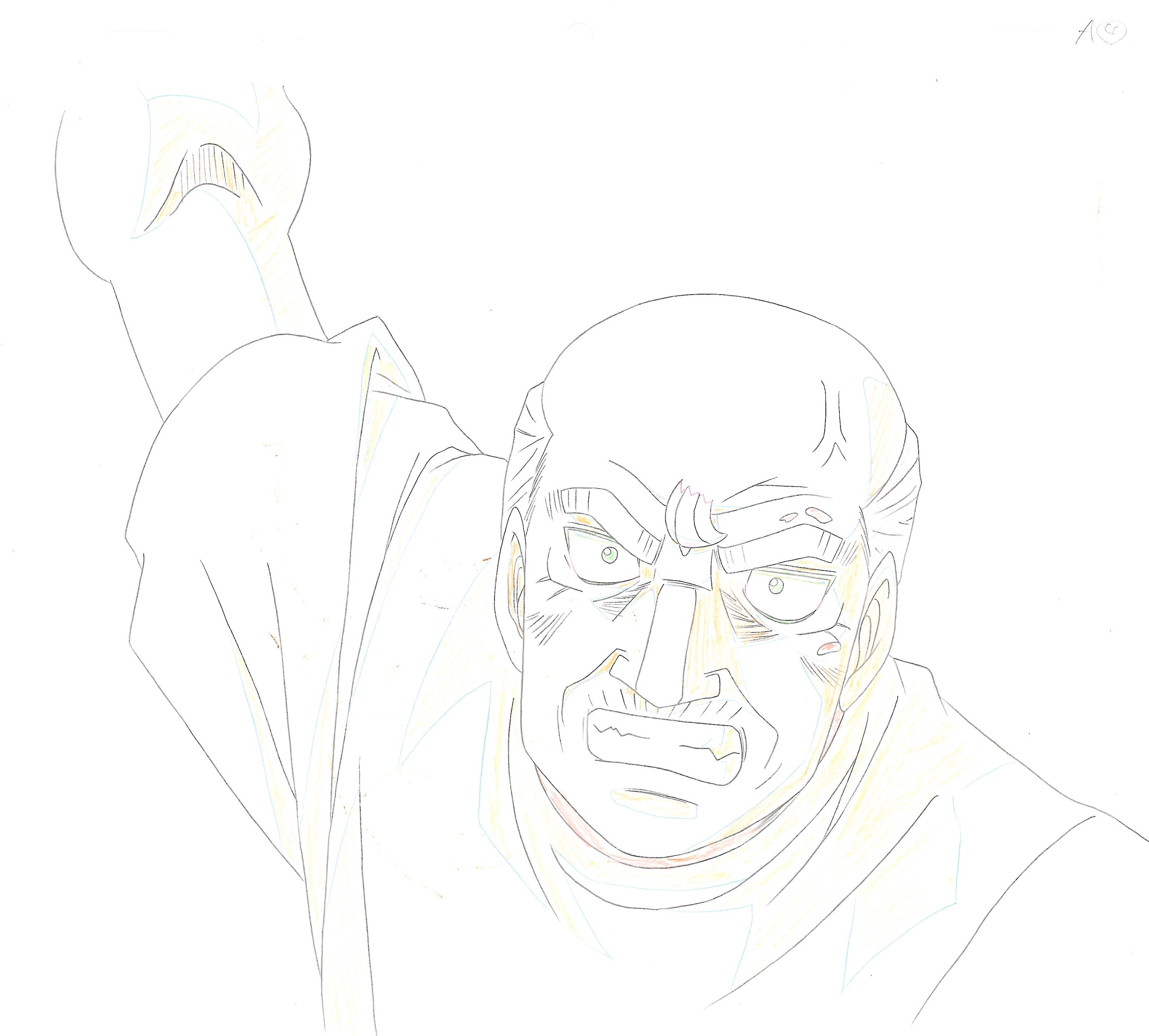 Hajime No Ippo Original Cel and Drawing (Genji Kamogawa)