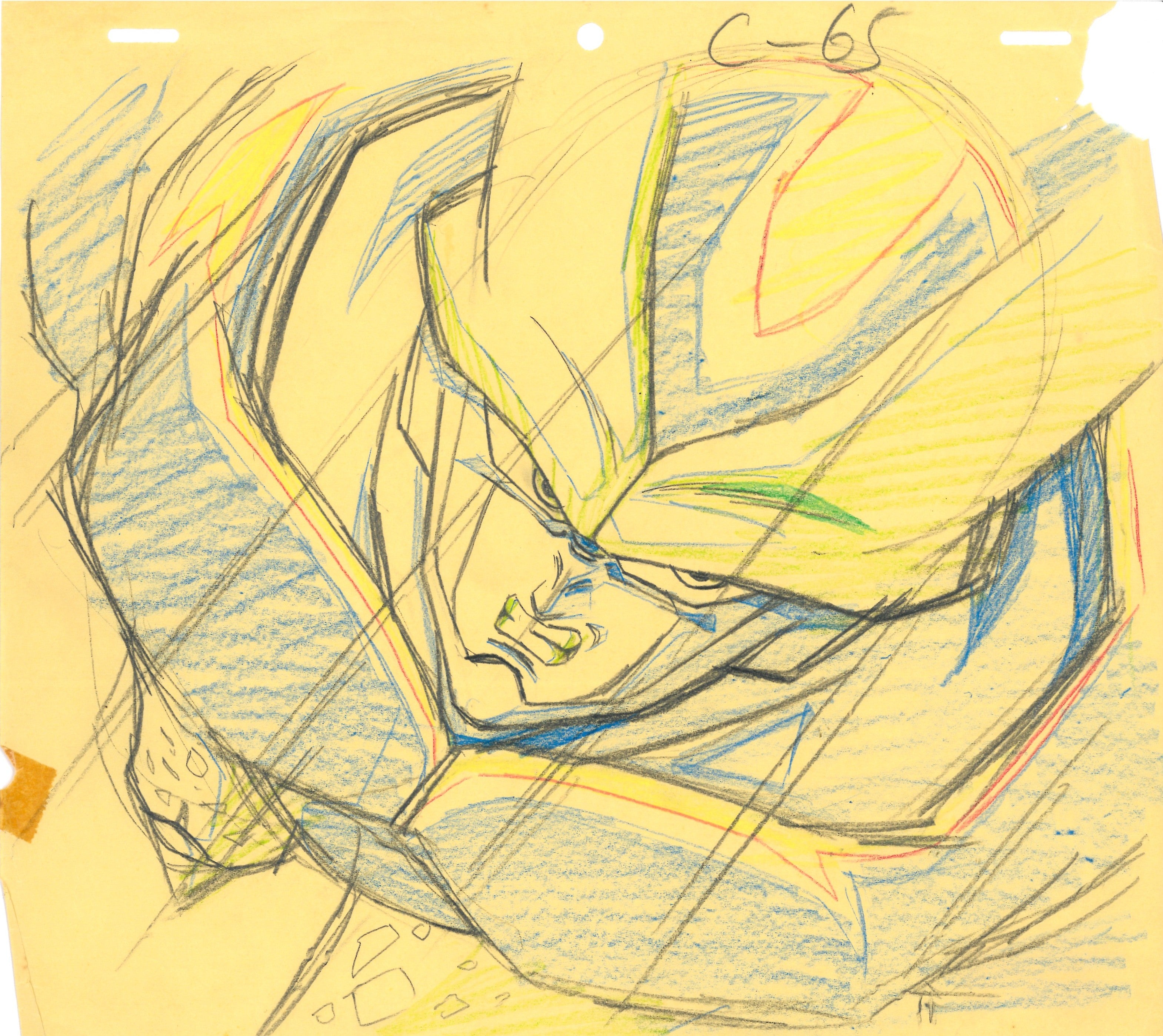 Dragon Ball Z Original Drawing (Cell) 2 pages Set