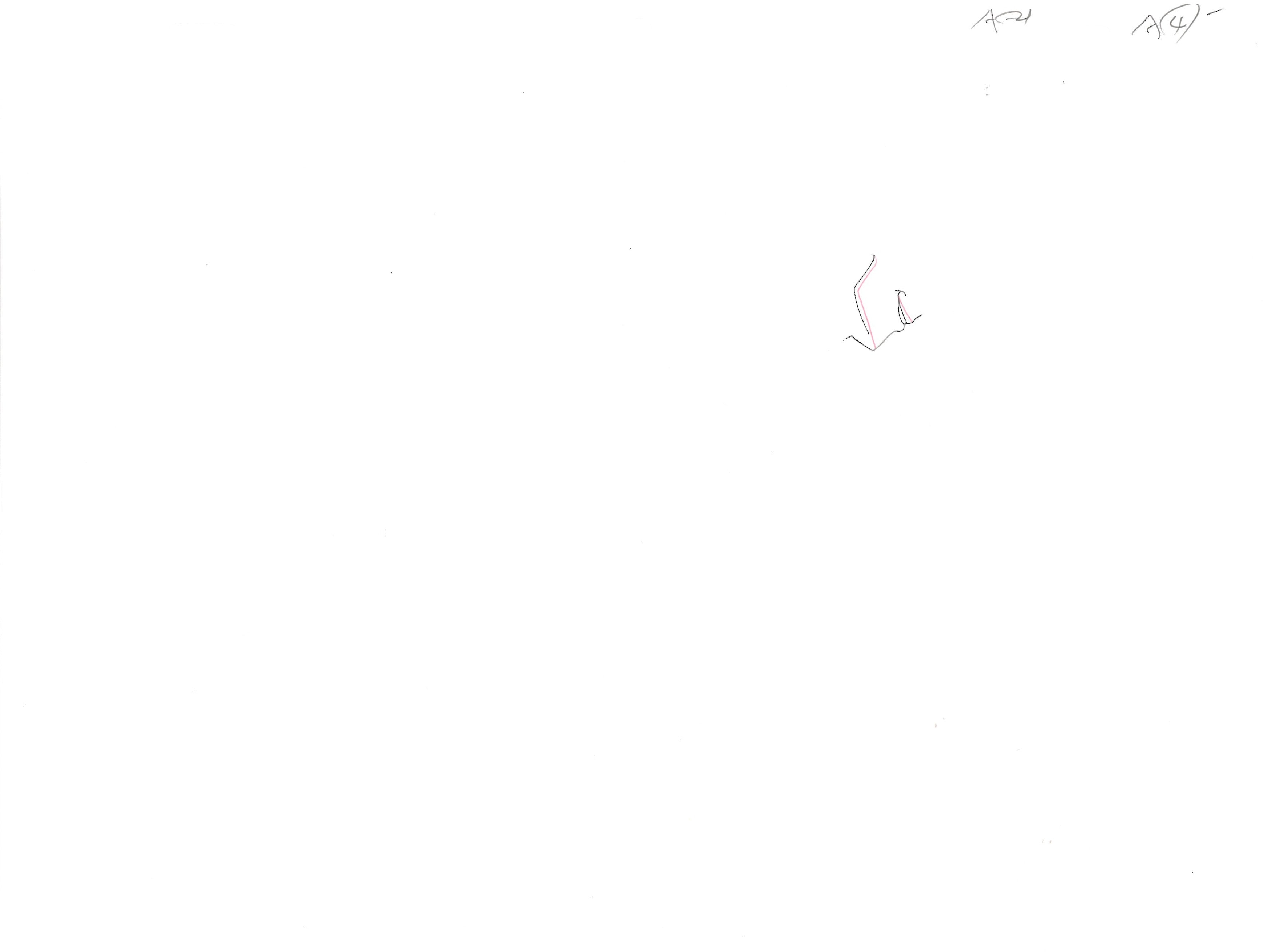 Bleach Original Drawing (Ikkaku Madarame) 3 Pages Set