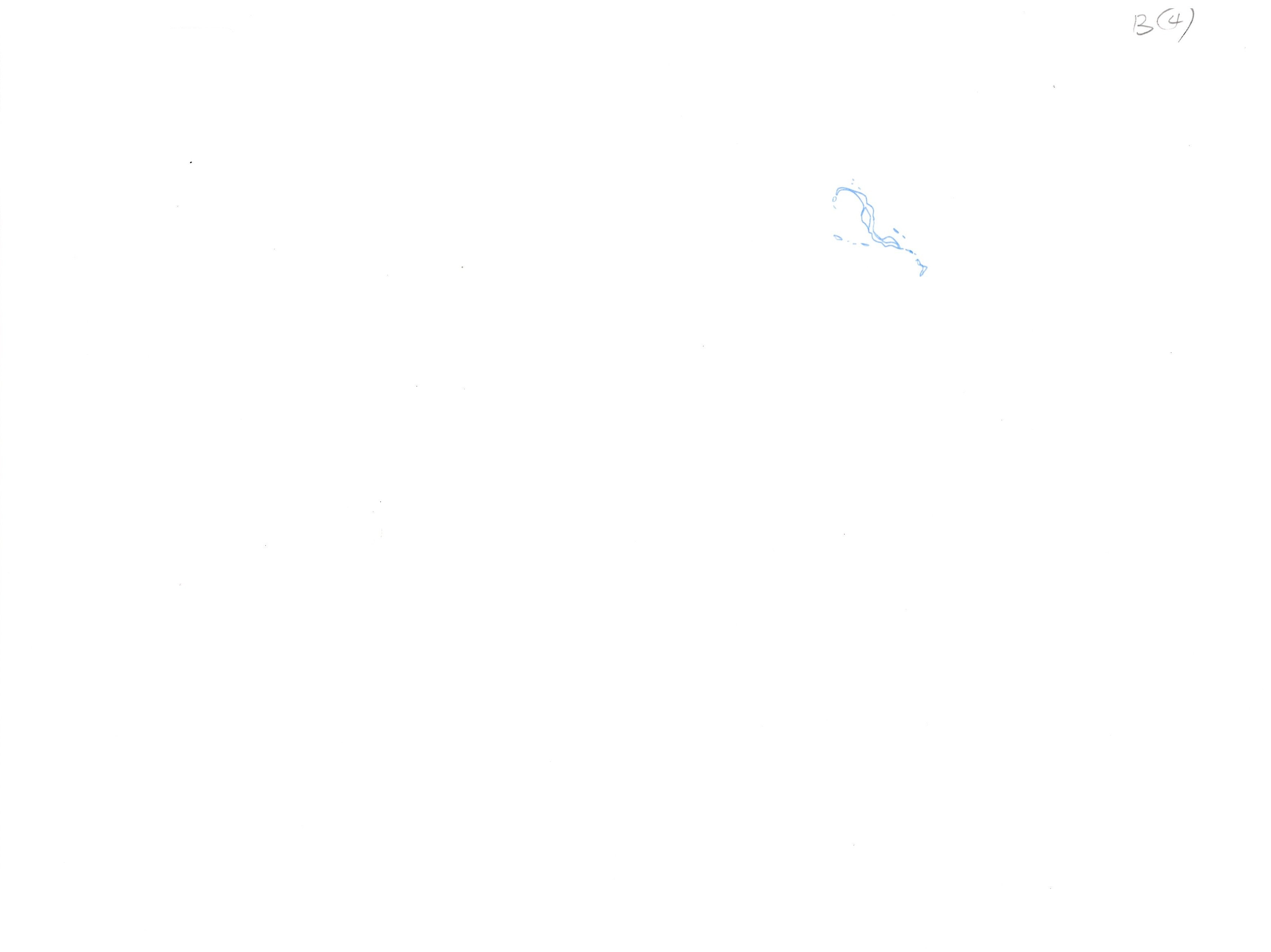 Bleach Original Drawing (Ikkaku Madarame) 3 Pages Set