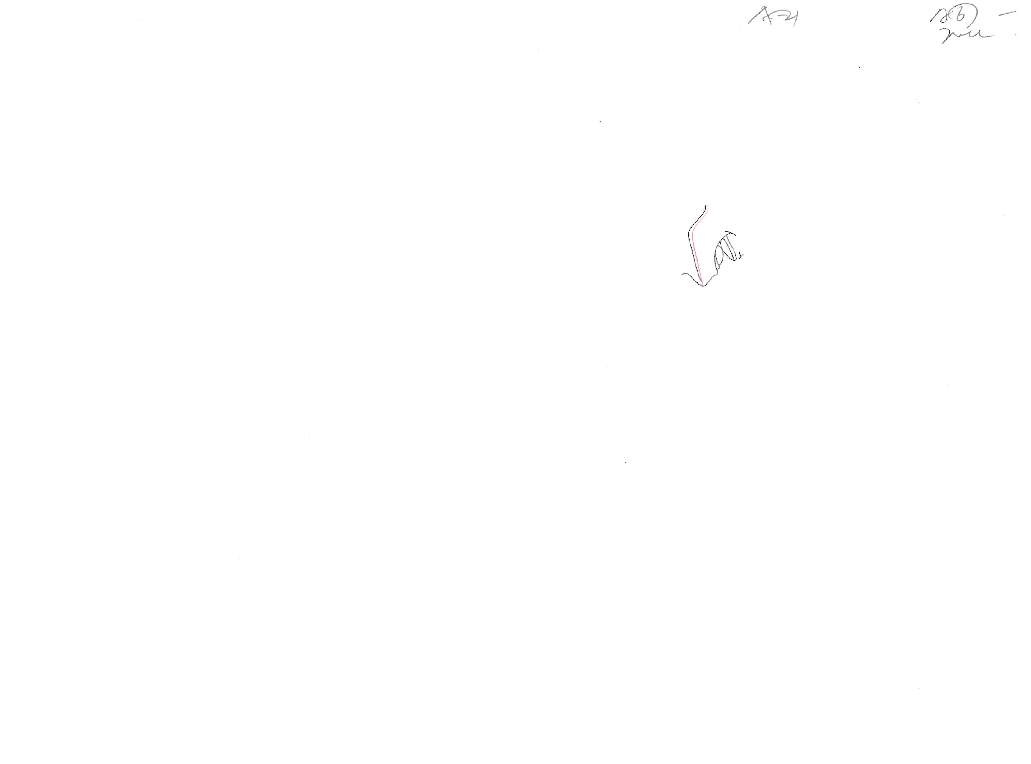 Bleach Original Drawing (Ikkaku Madarame) 3 Pages Set