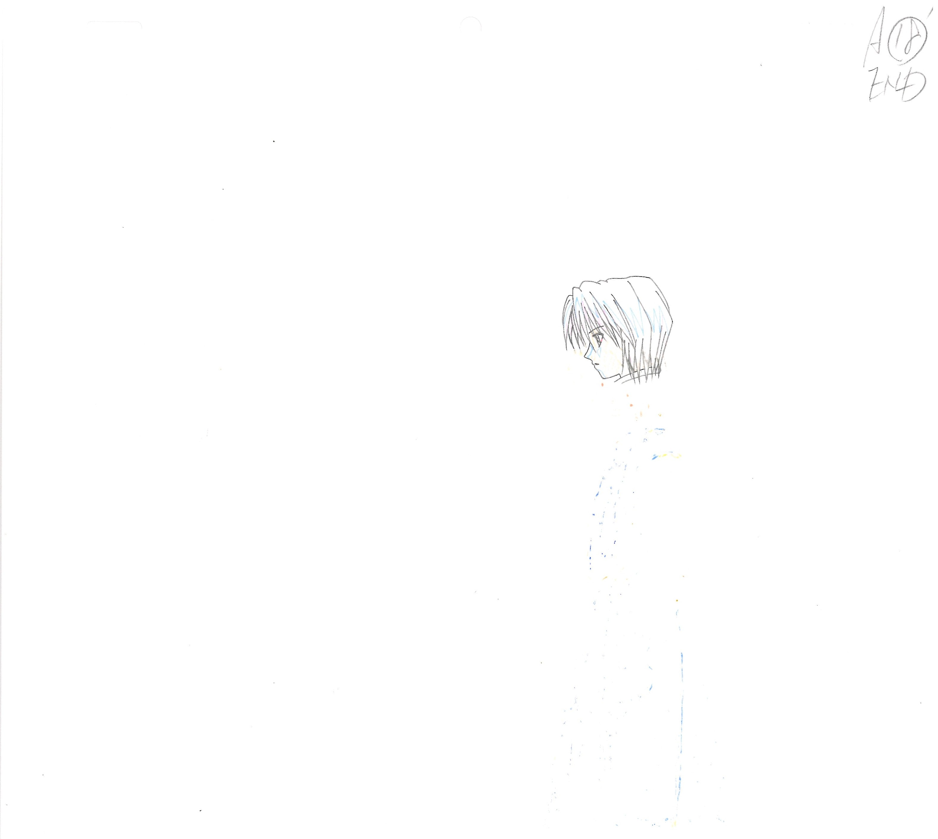 *RESERVED Hunter x Hunter Original Cel and Drawing (Gon, Kurapika)