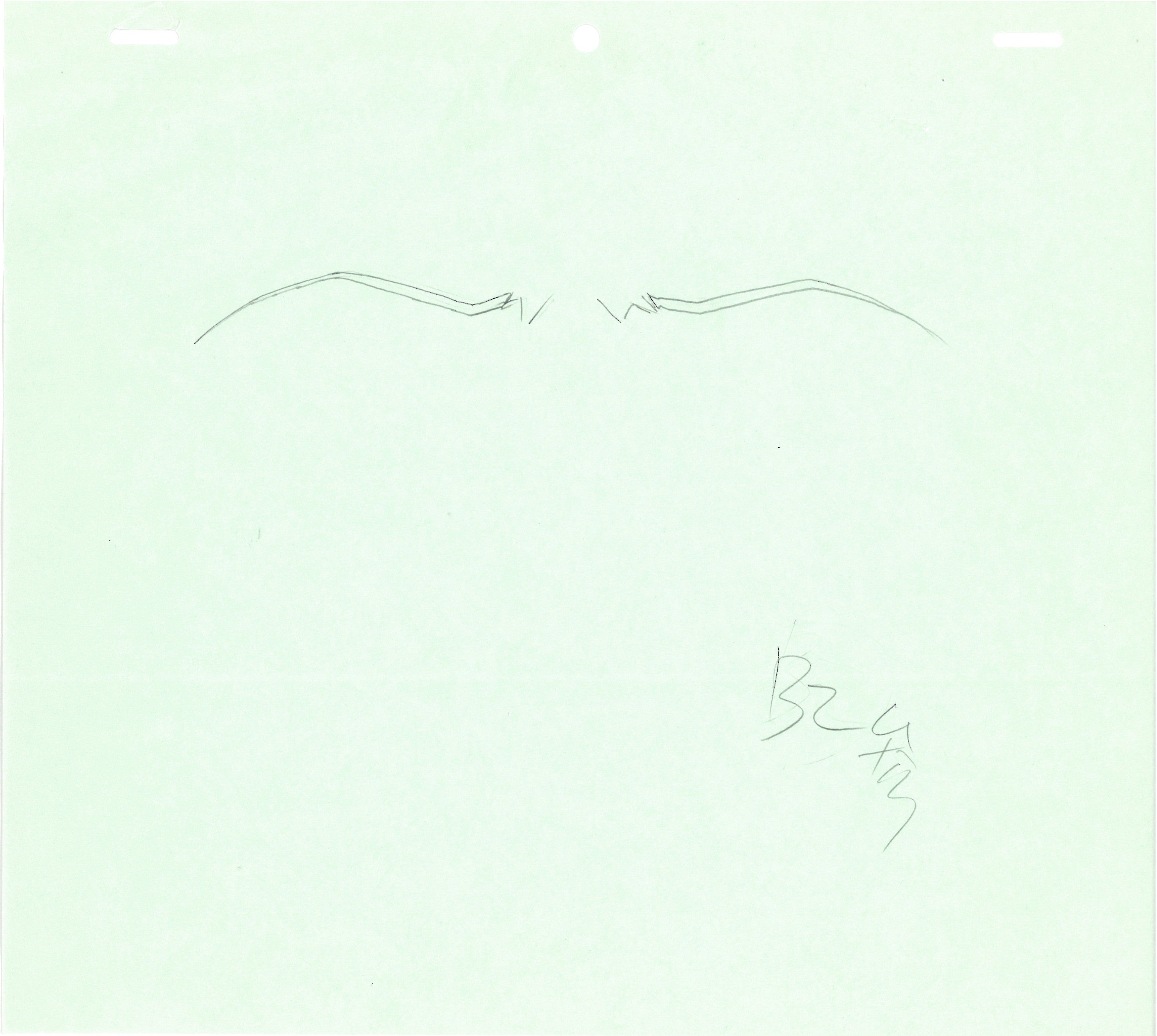 Neon Genesis Evangelion Original Drawing (Shinji Ikari) 2 pages Set