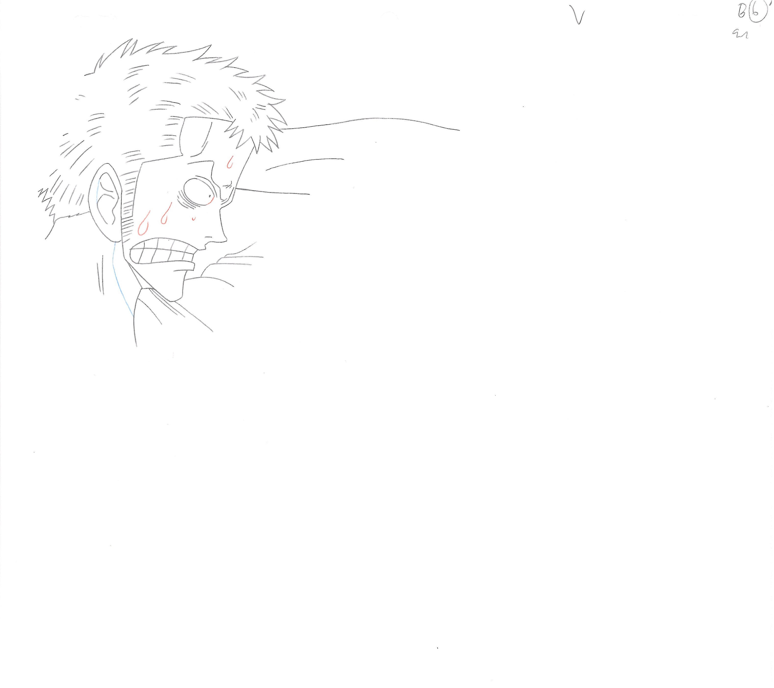 One Piece Original Sketch (Roronoa Zoro) 7 pages Set