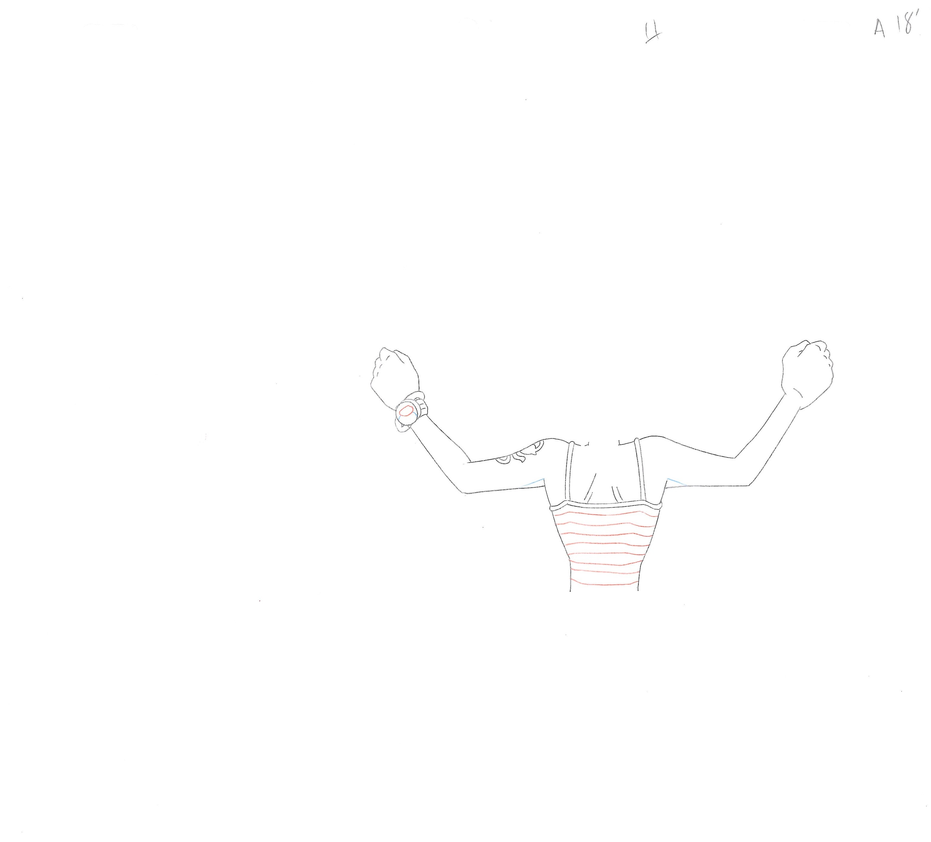 One Piece Original Sketch (Nami) 4-Page Set