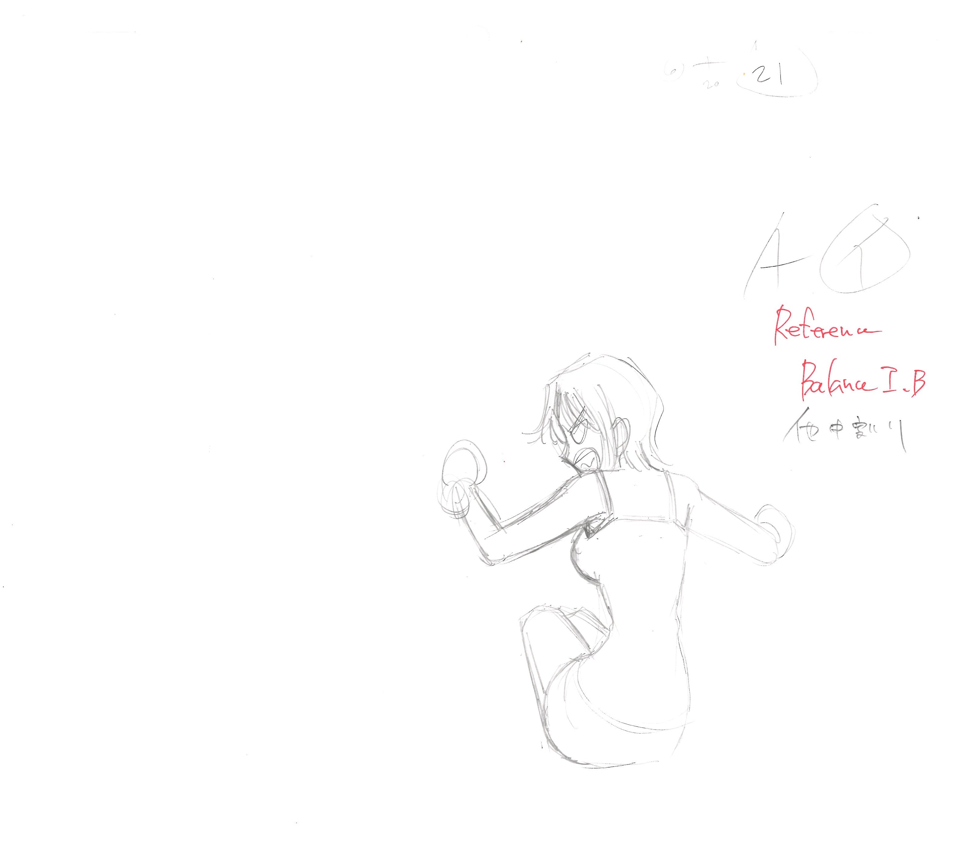 One Piece Original Sketch (Nami) 5 pages Set