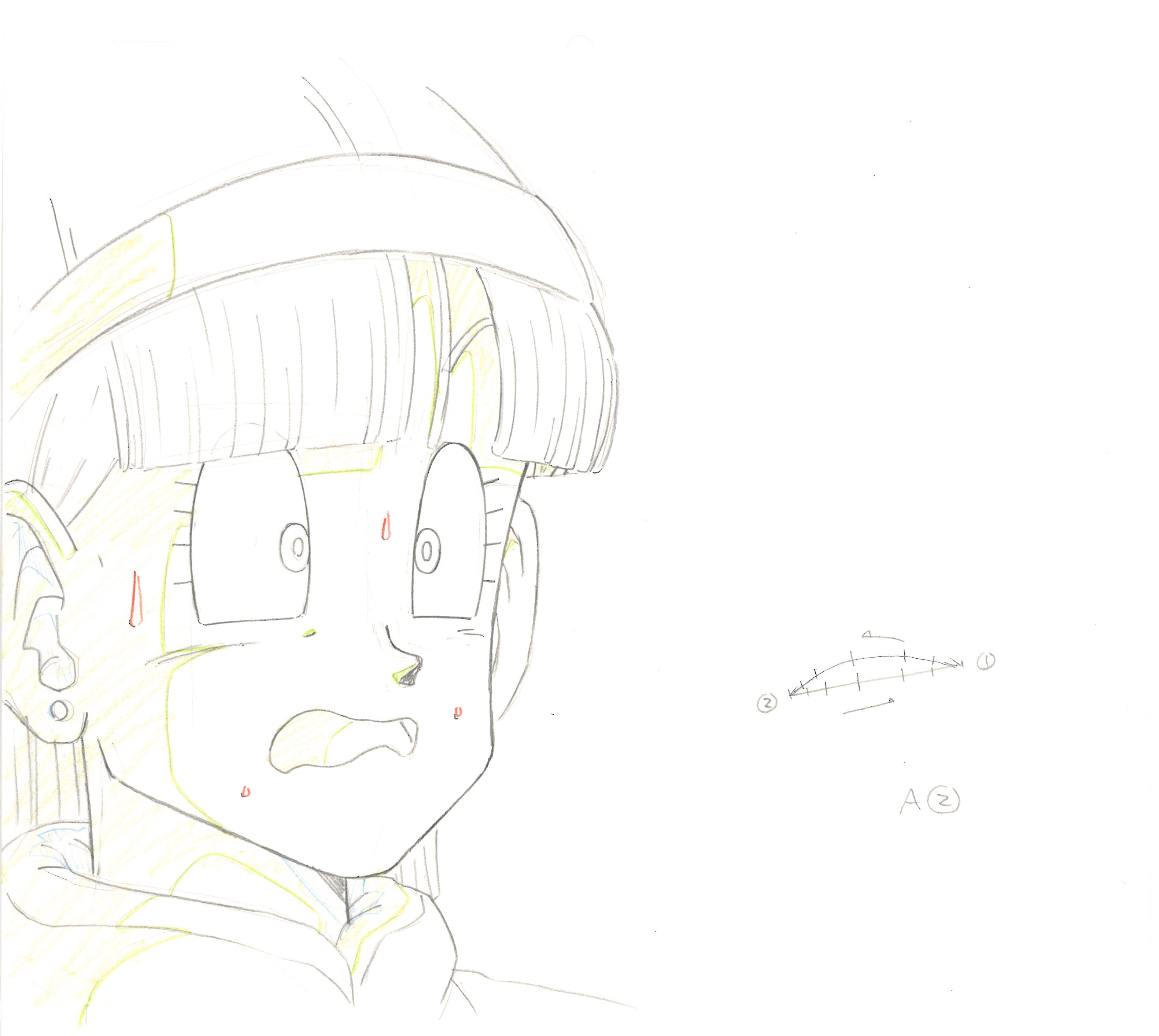 Dragonball Z Dibujo Original (Bulma)