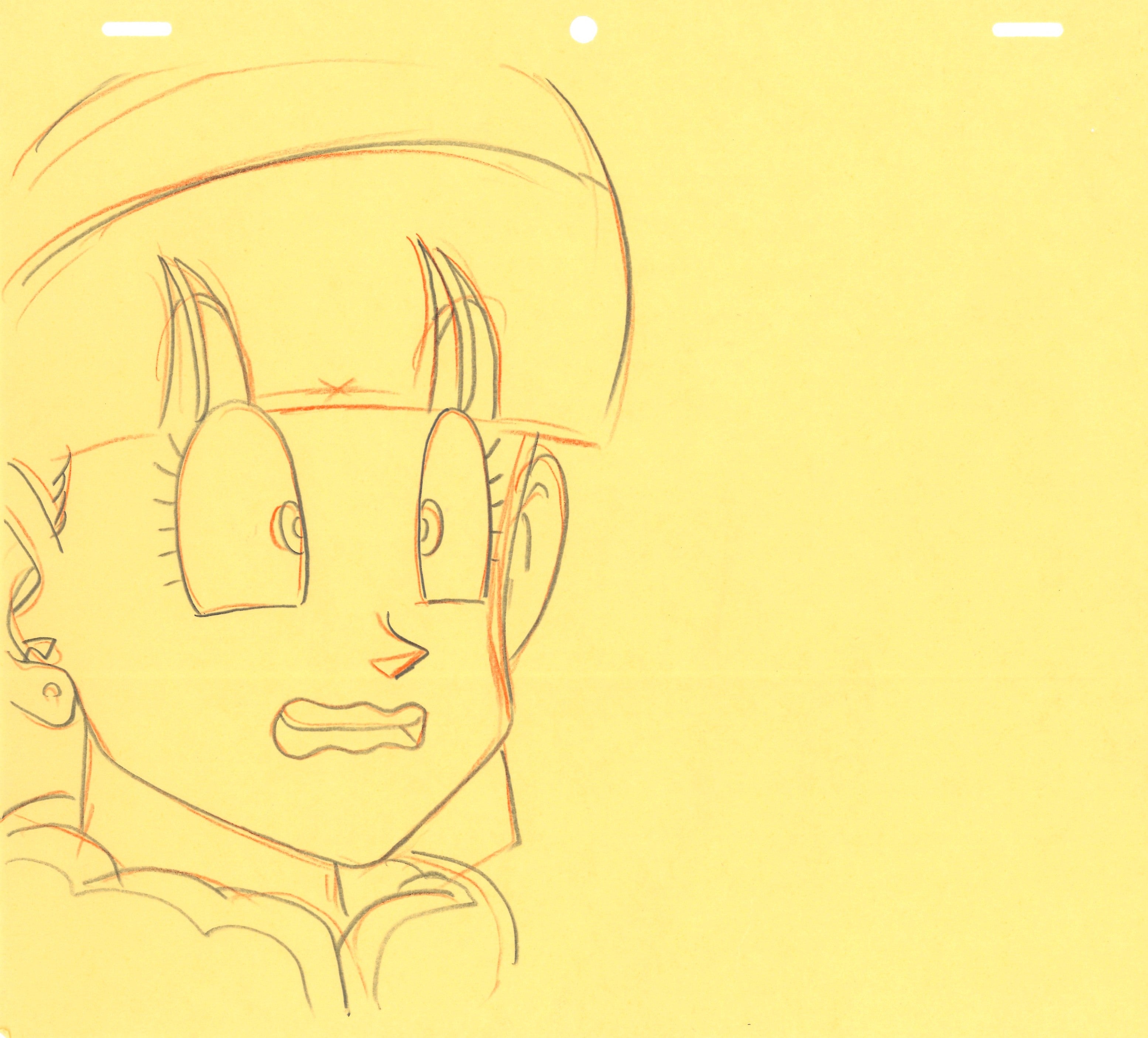 Dibujo original de Dragon Ball Z (Bulma)
