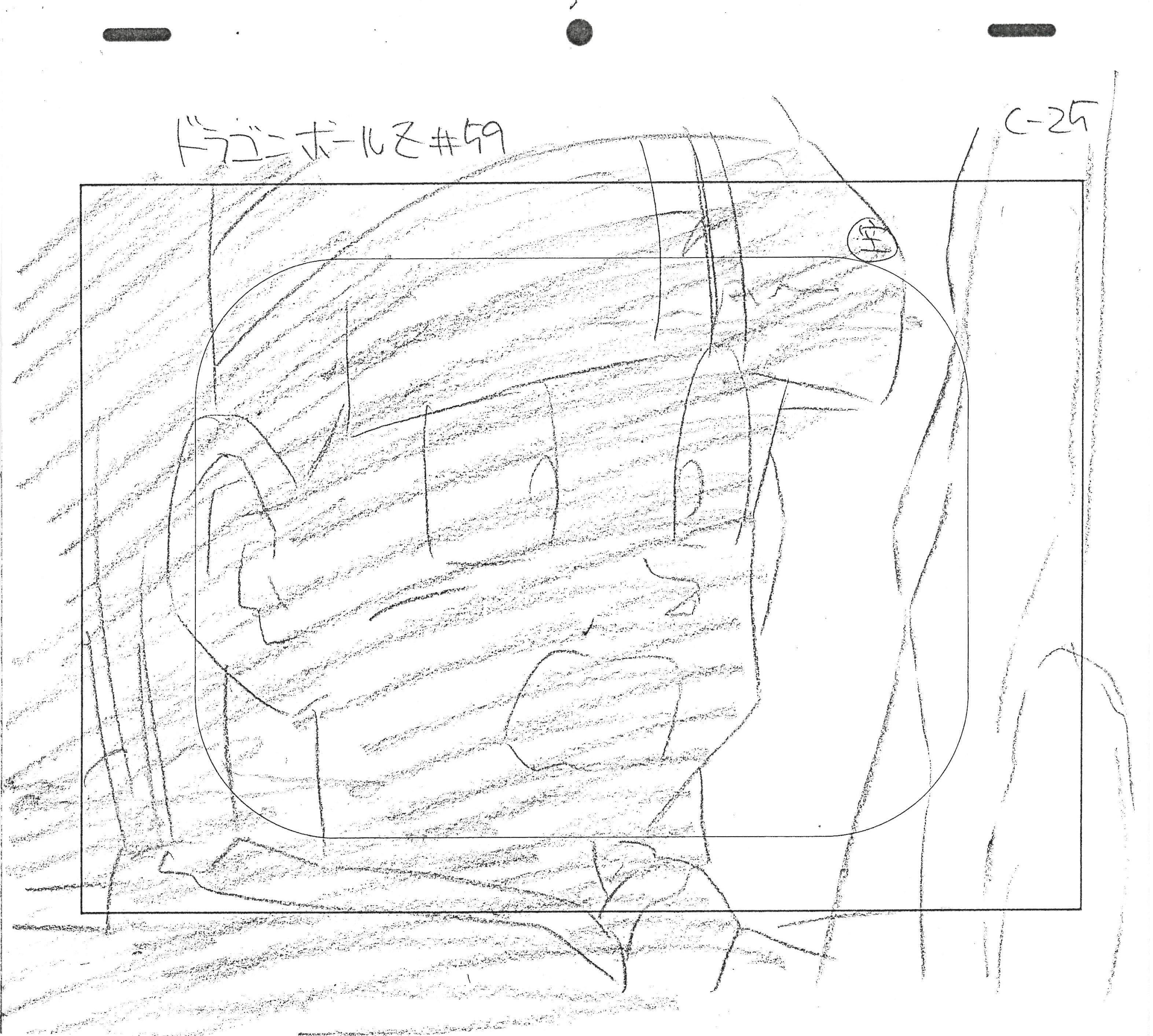 Dibujo original de Dragon Ball Z (Bulma)
