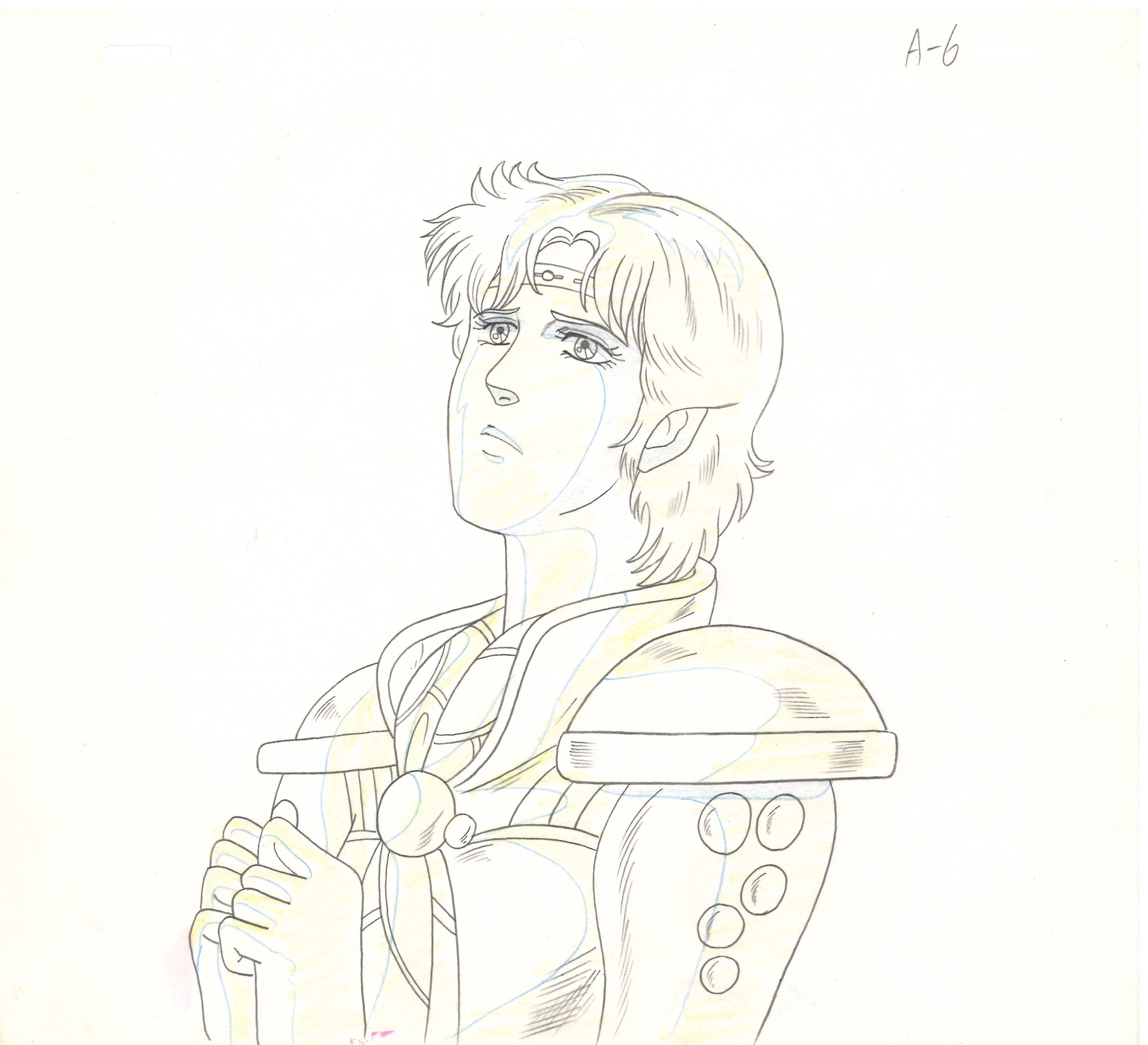 Dibujo original de El Puño de la Estrella del Norte (Lin)