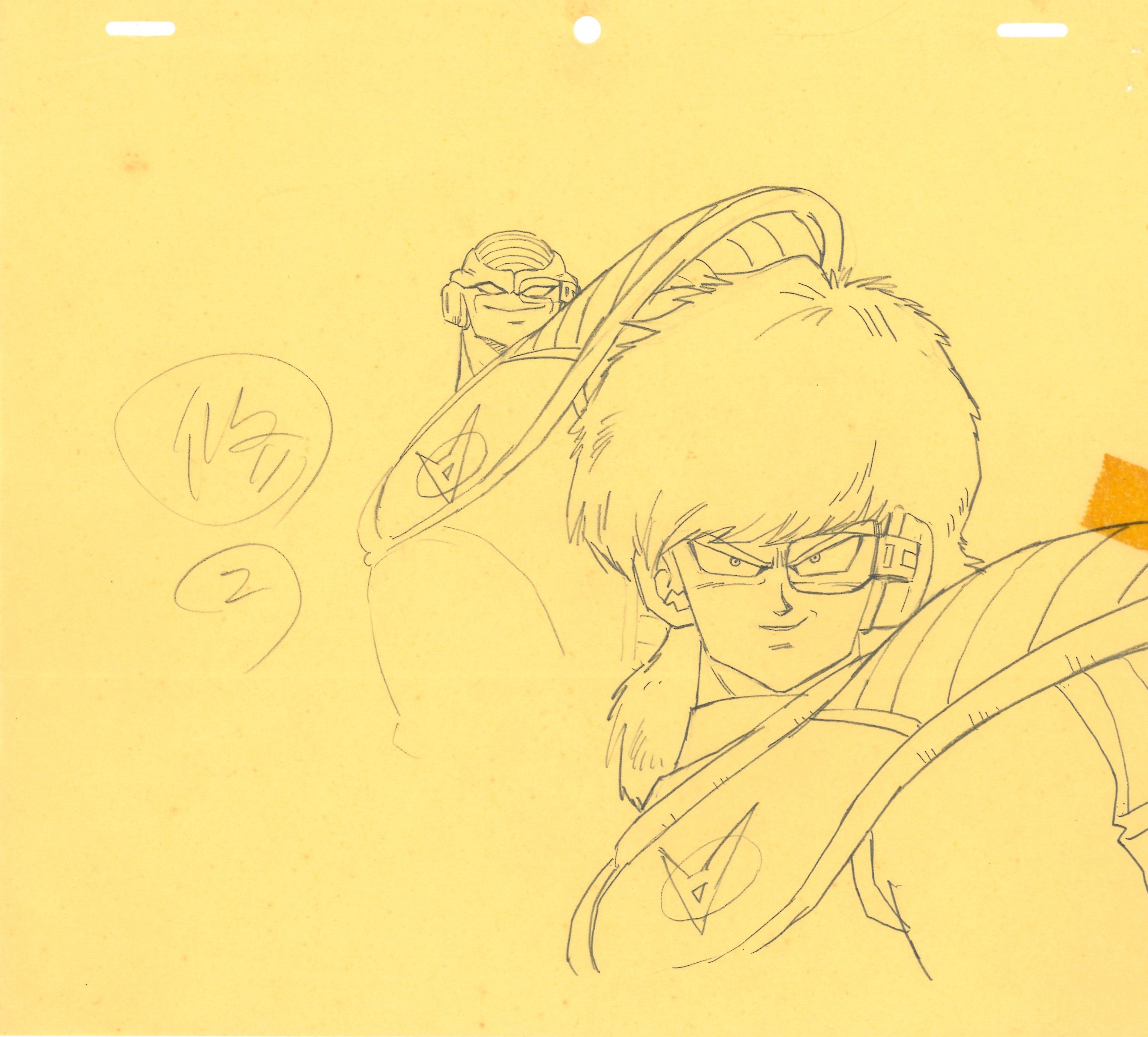 Dragon Ball Z Dibujo original (Burter, Jeice) Set de 2 páginas