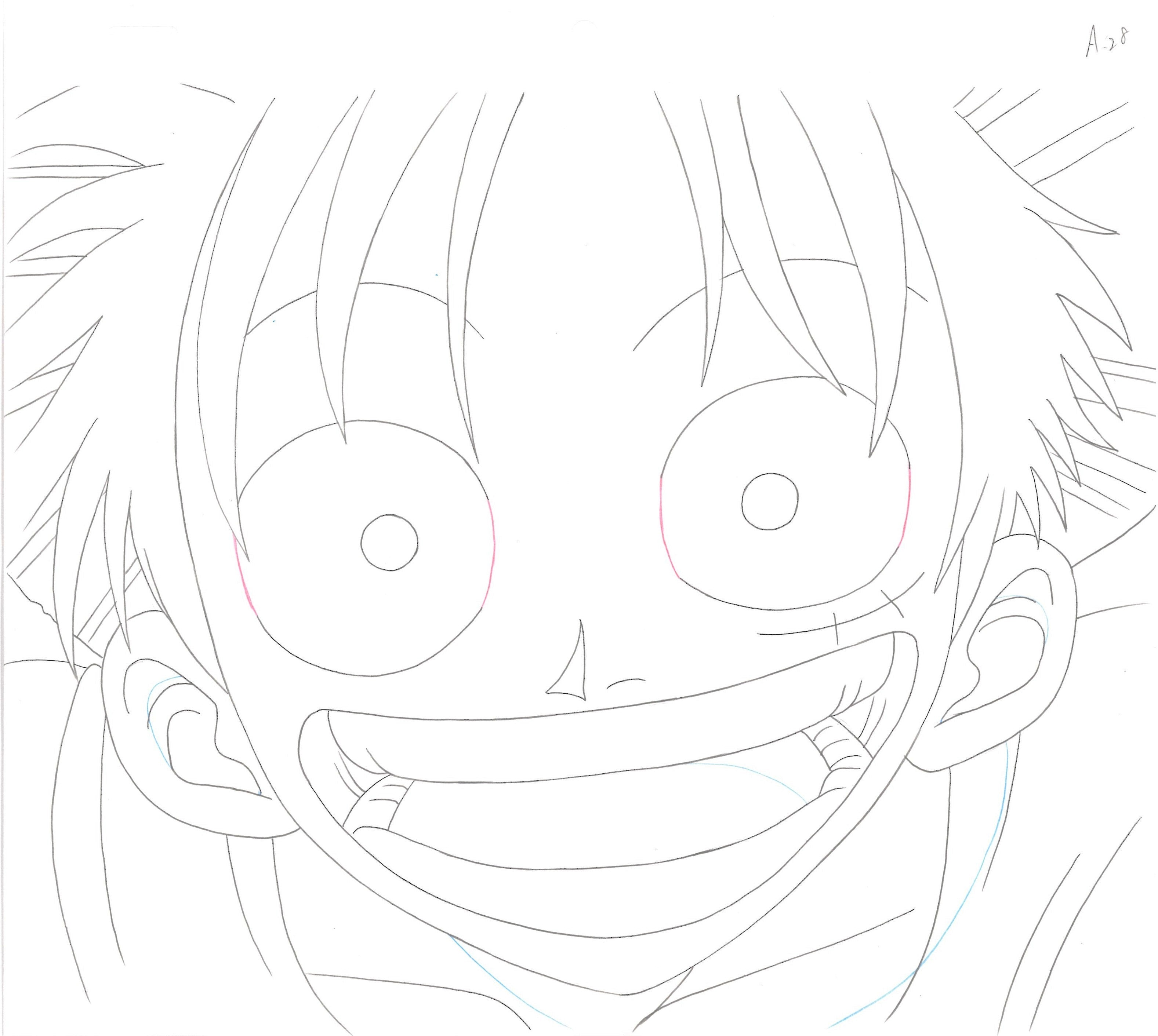One Piece Original Sketch (Luffy)