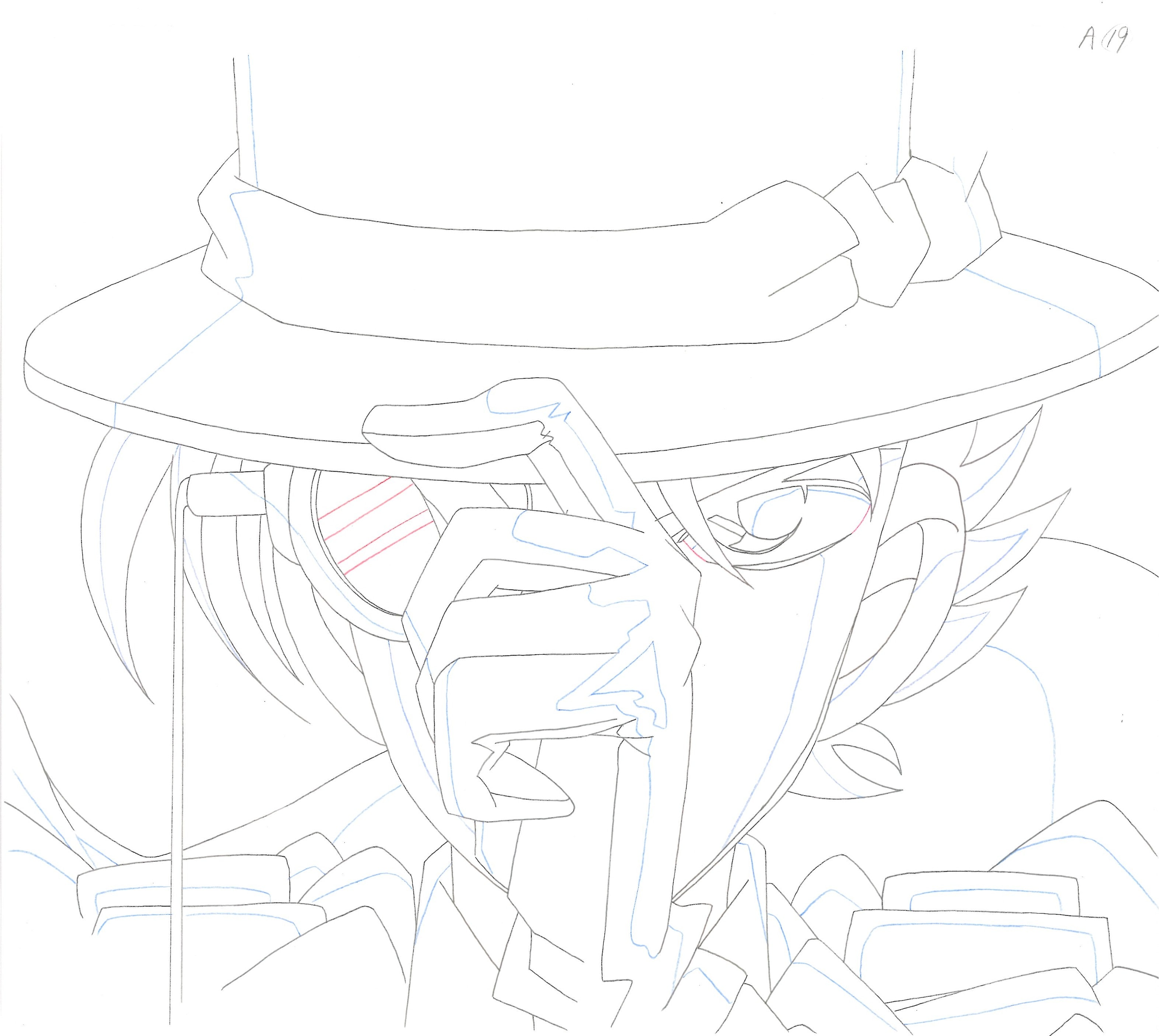 Boceto original de Detective Conan (Kaito Kid/Kaito Kuroba)