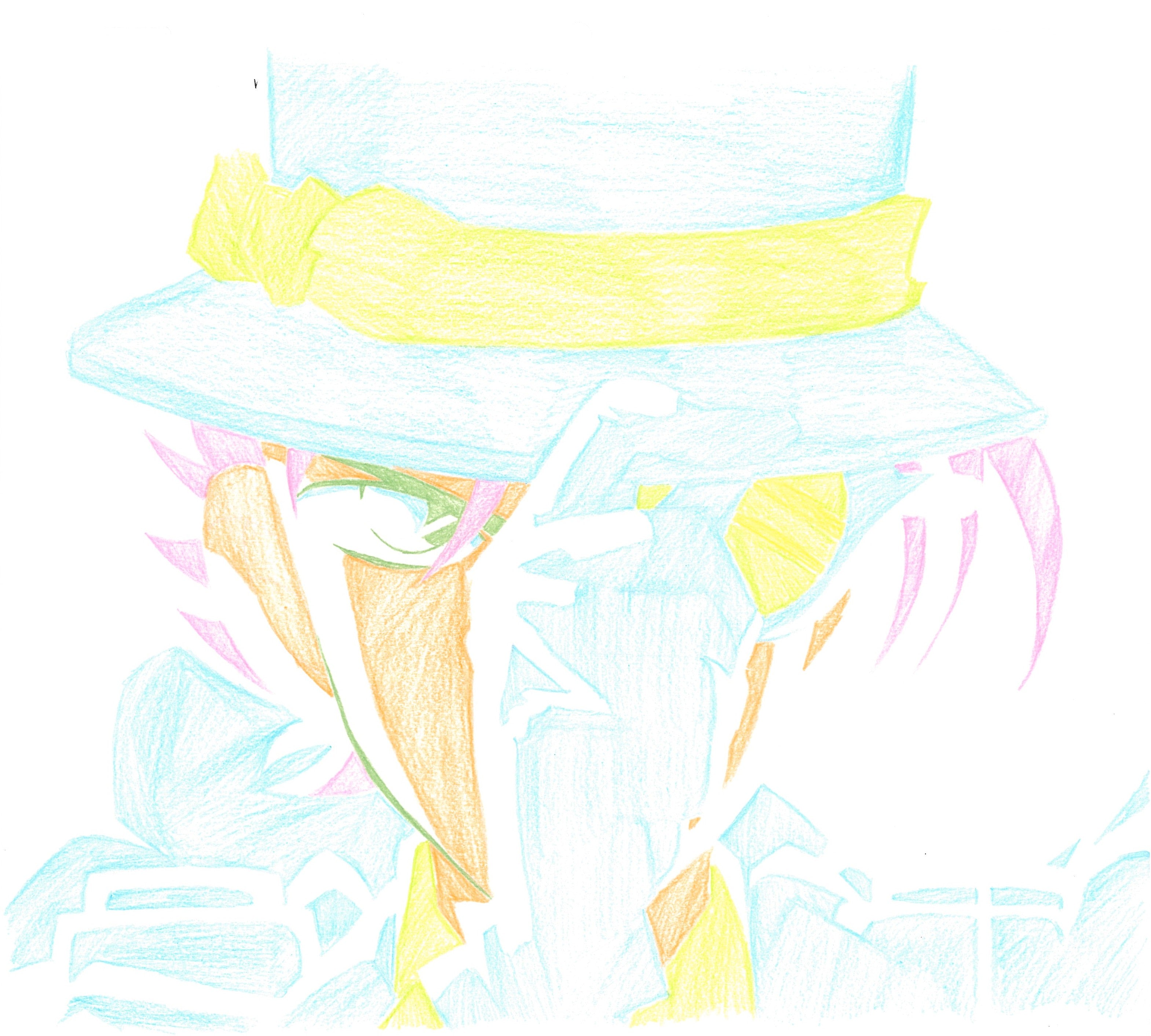 Boceto original de Detective Conan (Kaito Kid/Kaito Kuroba)