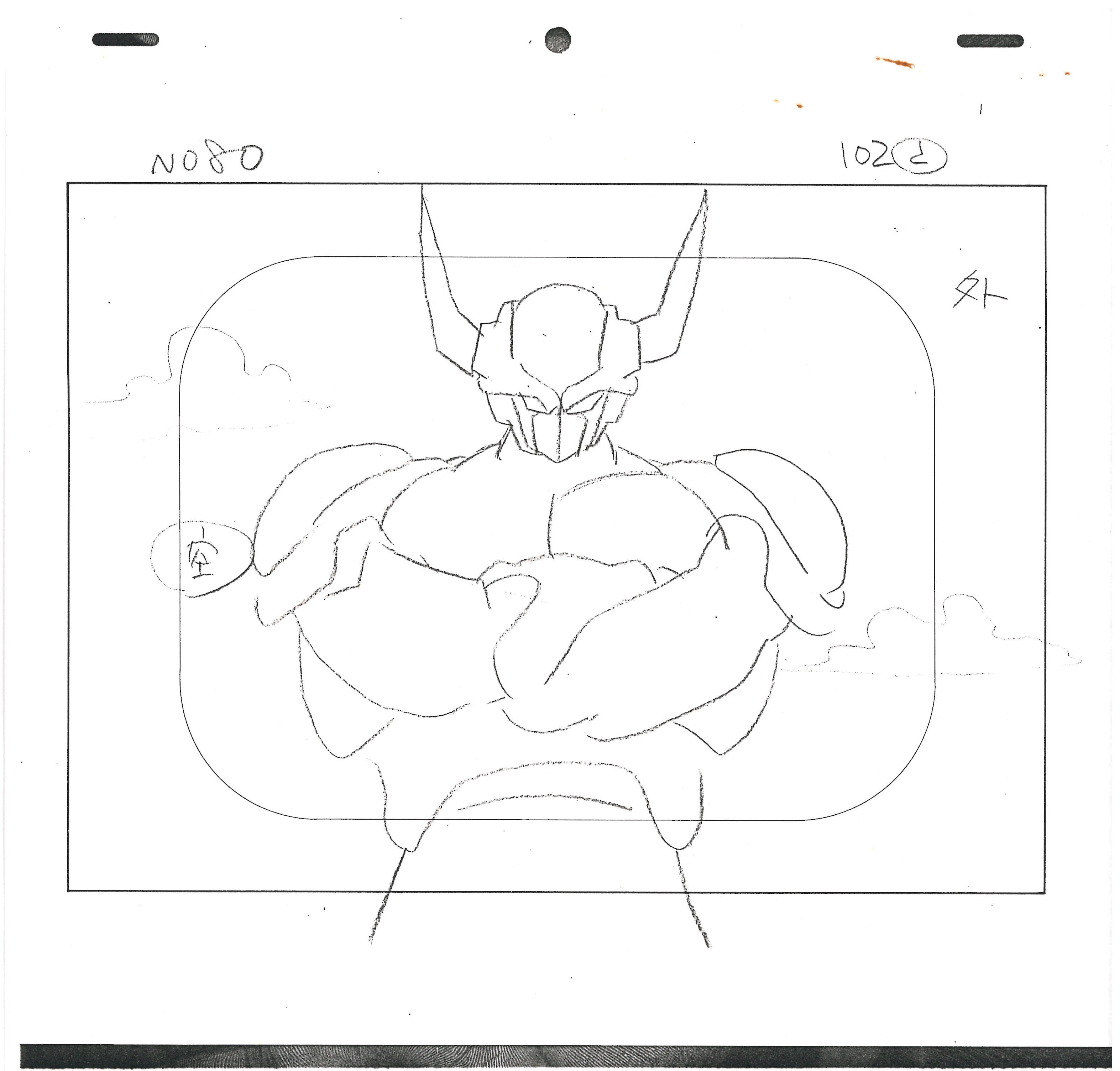 Dragon Ball Z Juego de 13 páginas de dibujos y diseños originales (Frieza)