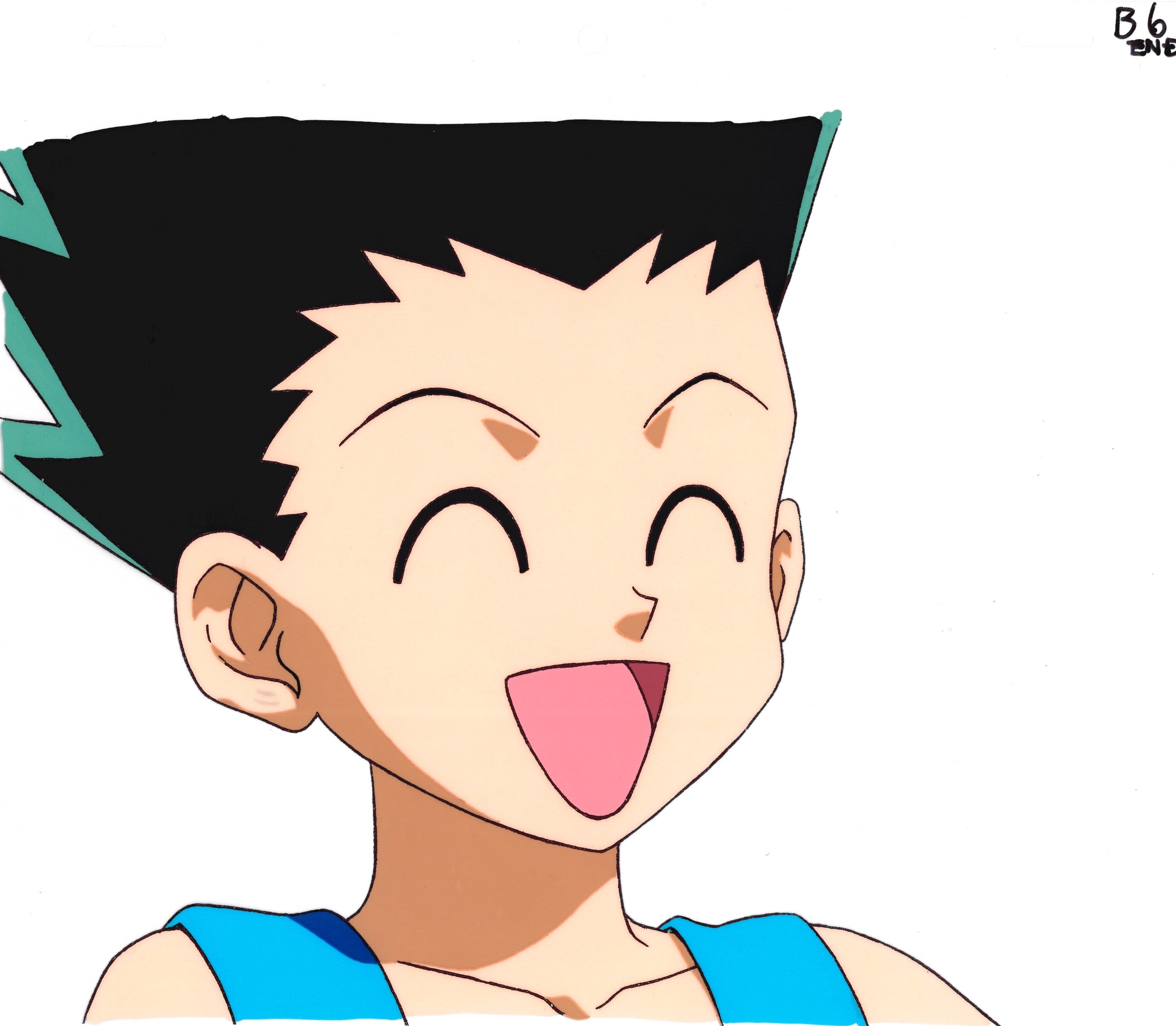 Hunter x Hunter, cel y dibujo original (Gon)