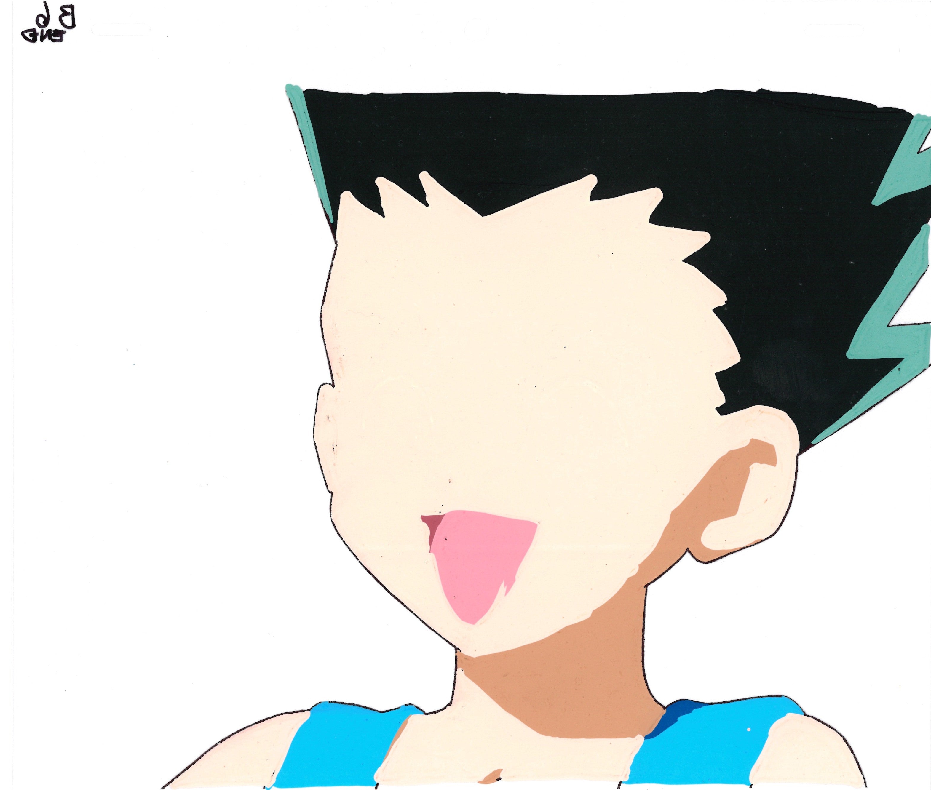 Hunter x Hunter, cel y dibujo original (Gon)