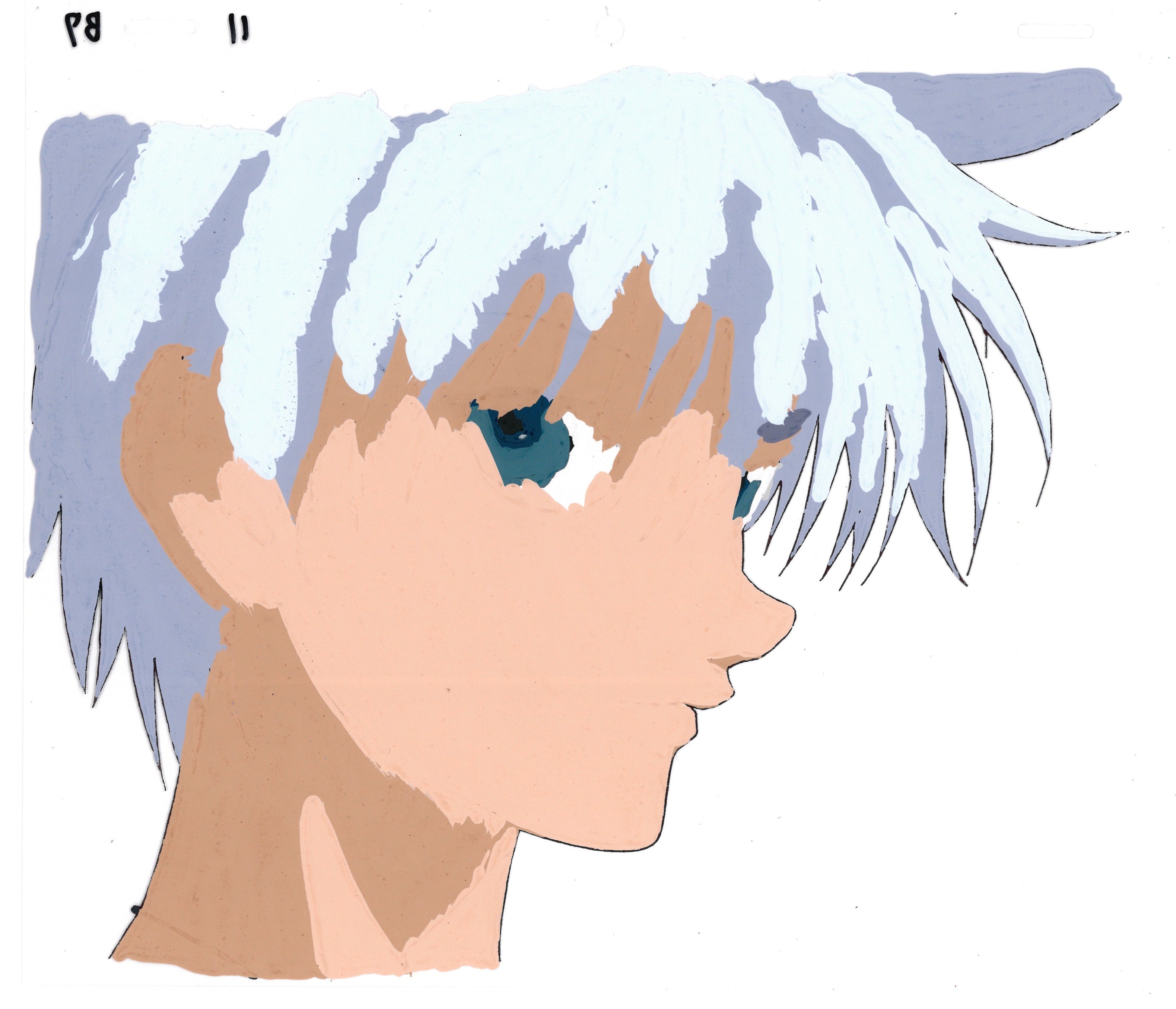 Cel y dibujo original de Hunter x Hunter (Killua)