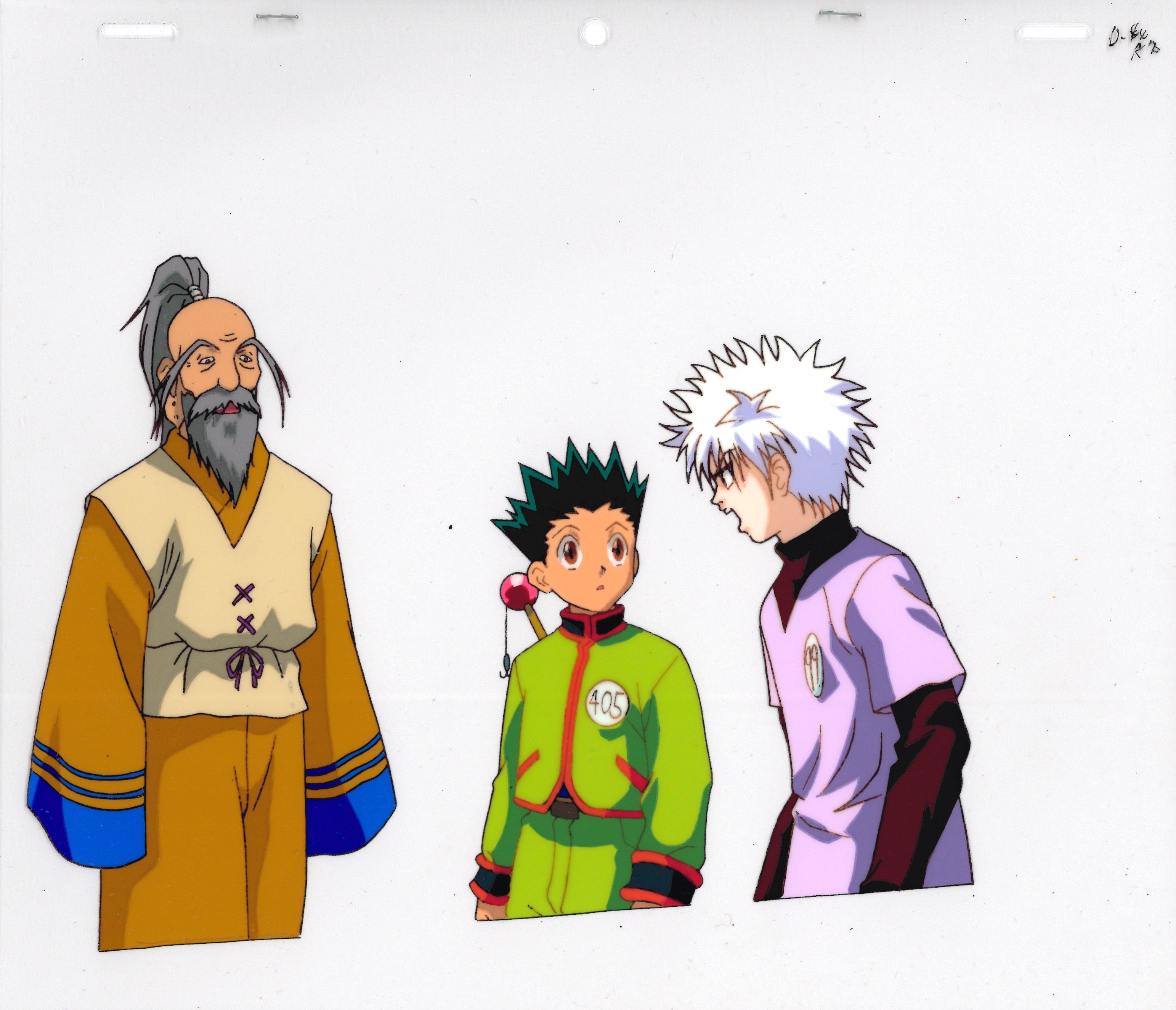 Hunter x Hunter Original Cel and Drawing (Killua, Gon, Netero)