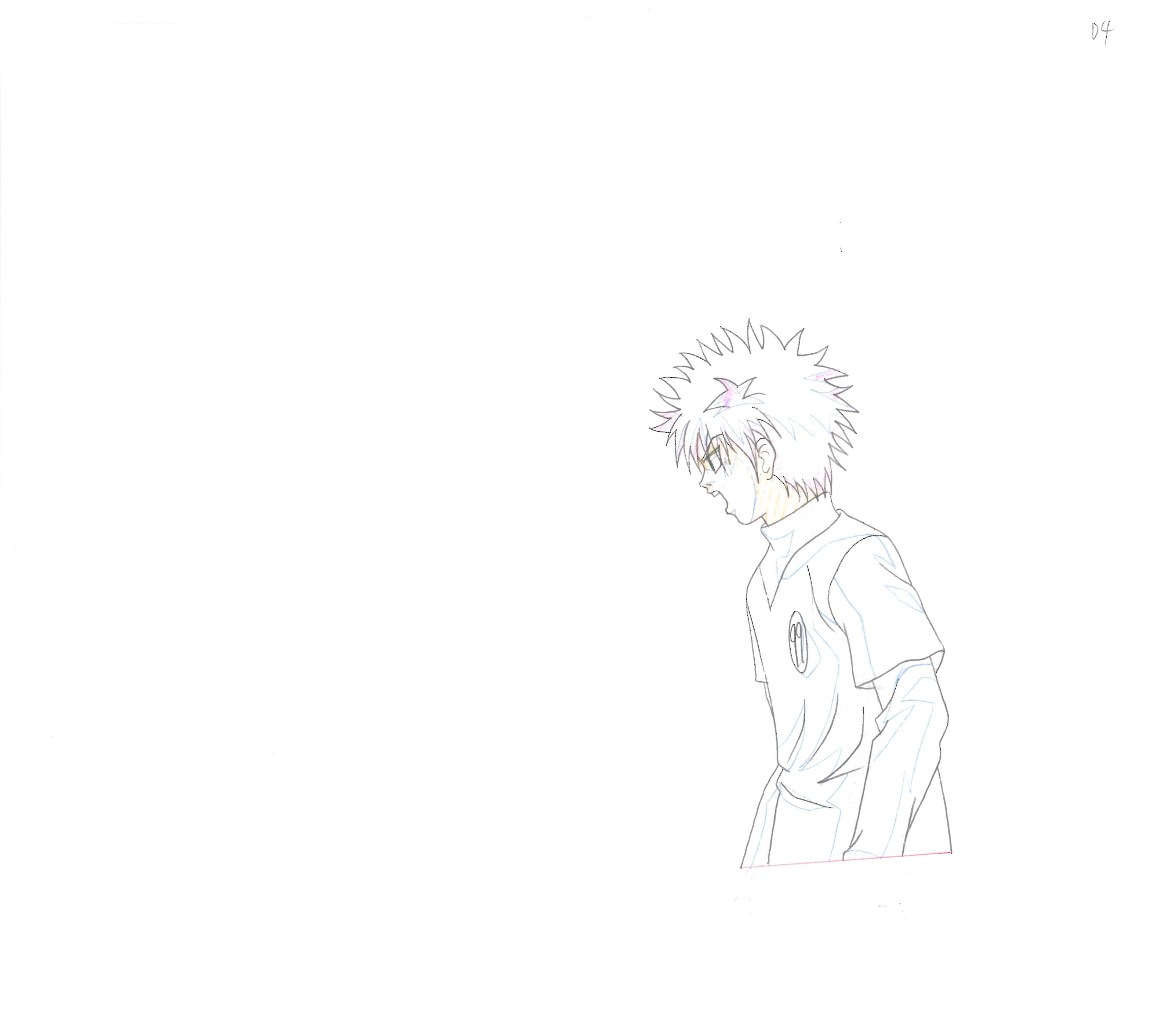 Hunter x Hunter Original Cel and Drawing (Killua, Gon, Netero)