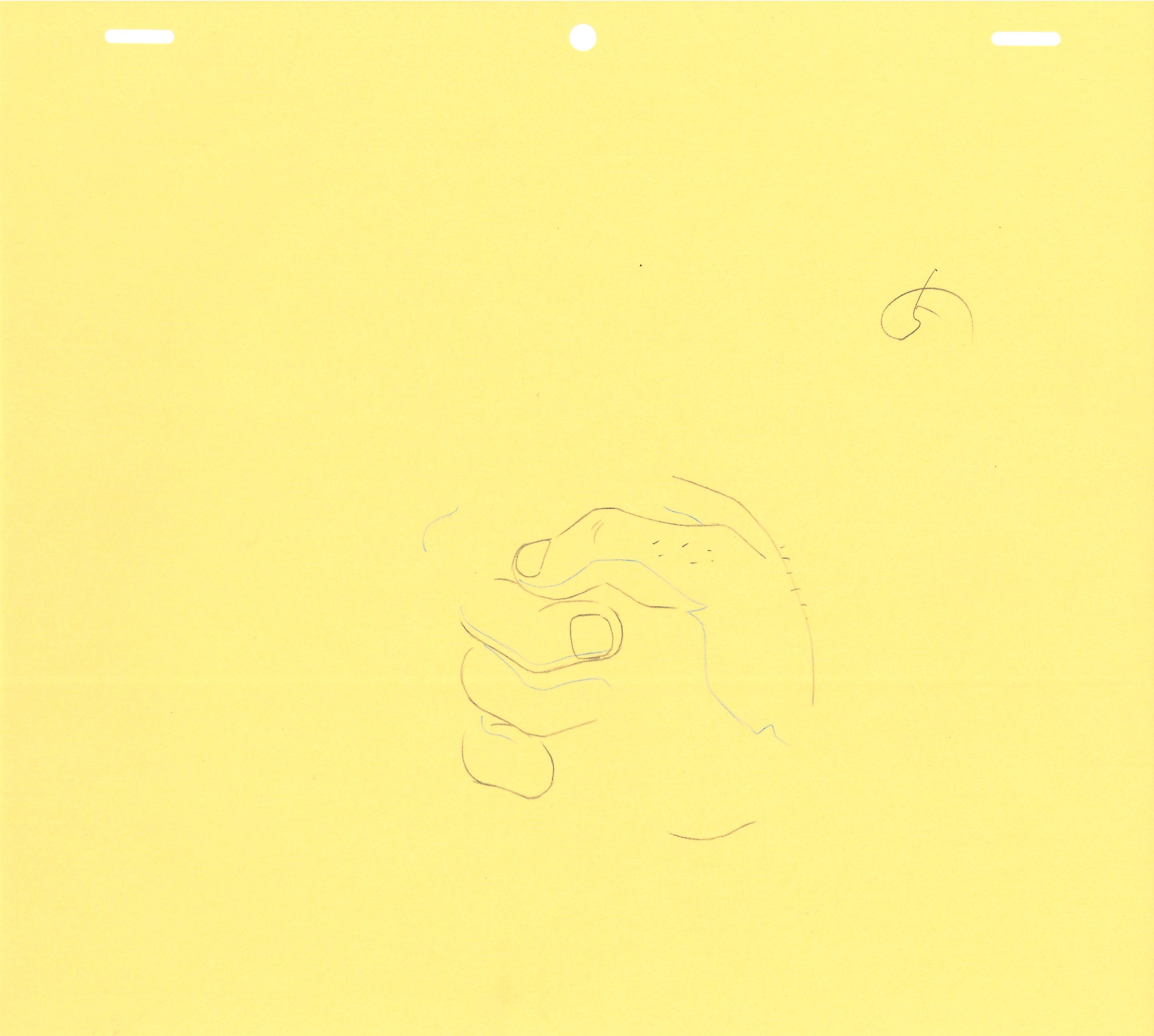 Lupin III Original Sketch (Gun) 2-Page Set
