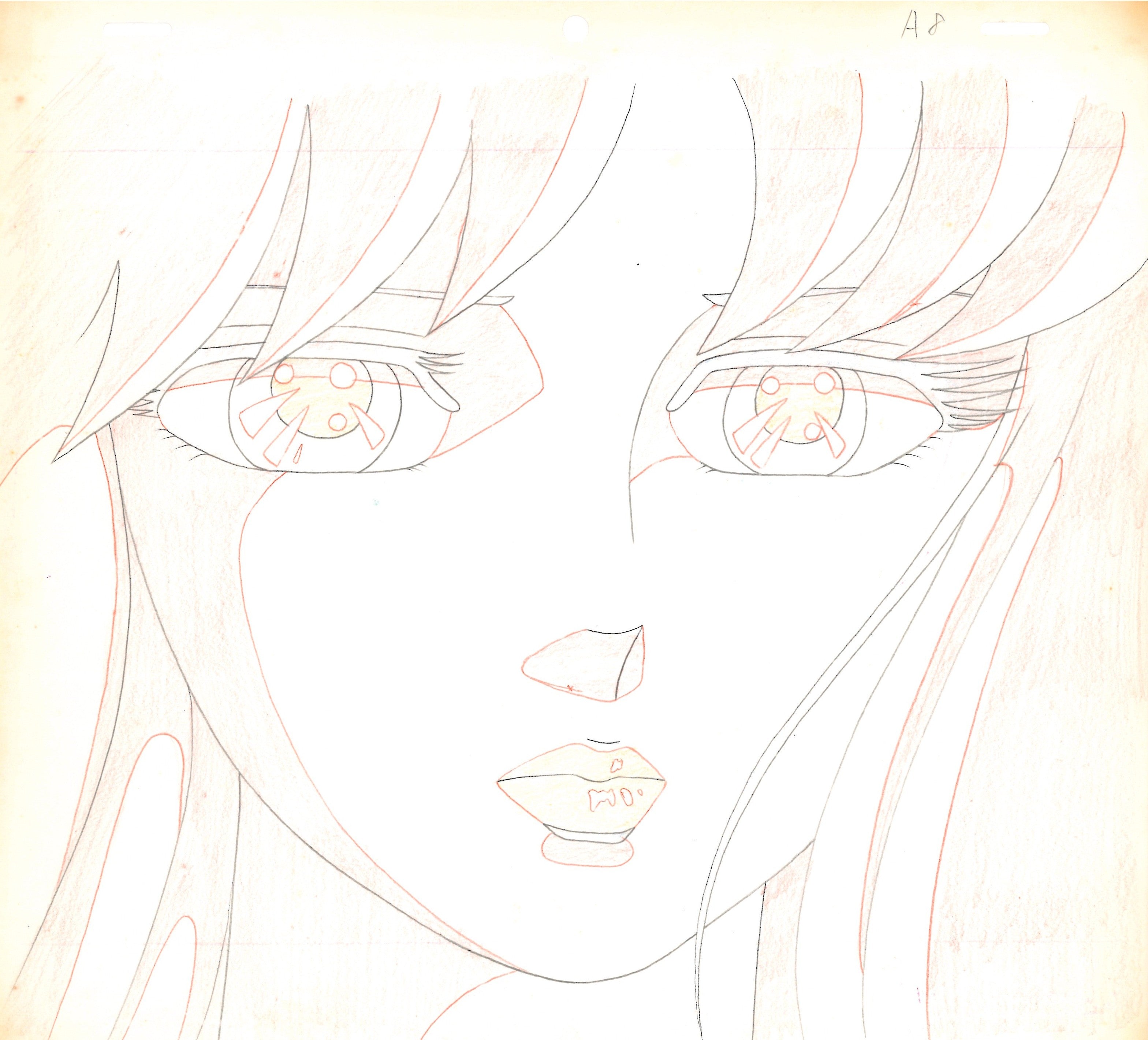 Saint Seiya Original Cel and Drawing (Athena)