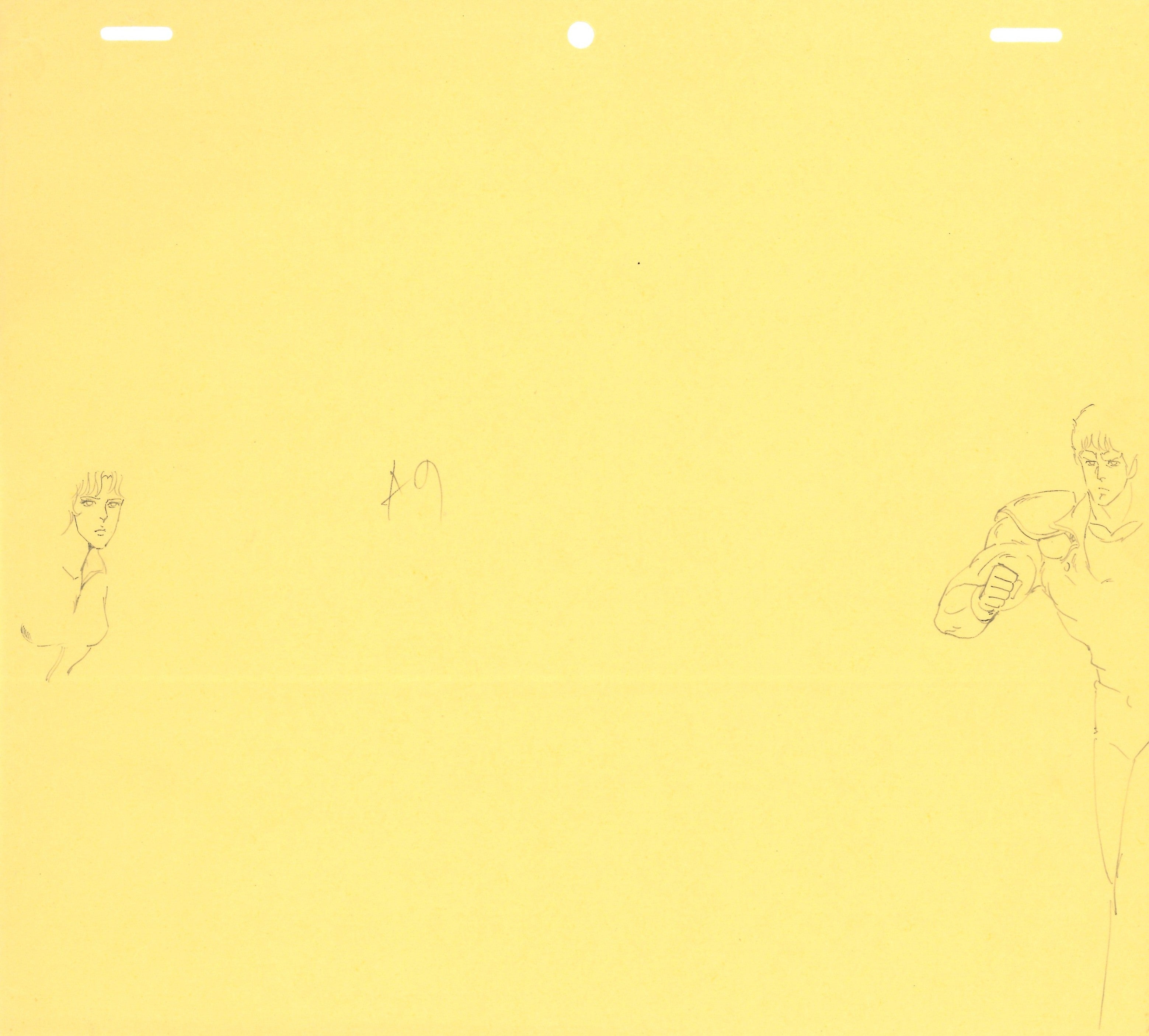 Fist of the North Star Original 2 Page Drawing (Kenshiro and Yuria)