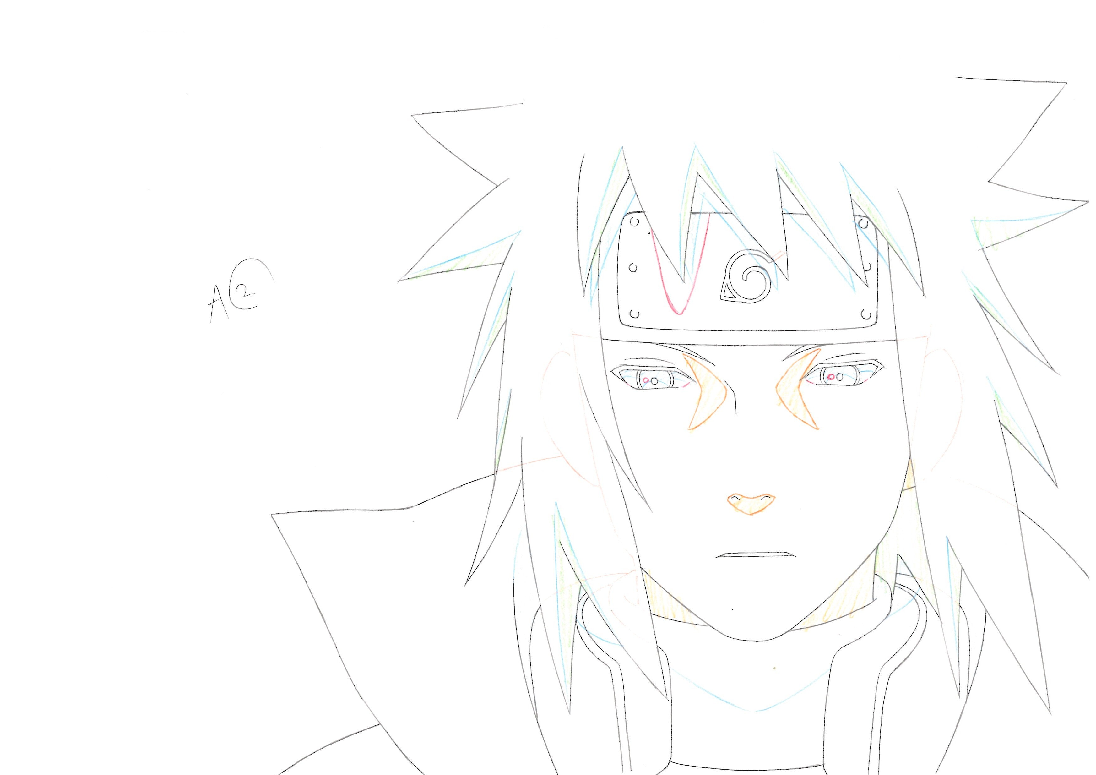 Naruto Shippuden Original Drawing (Minato Namikaze)