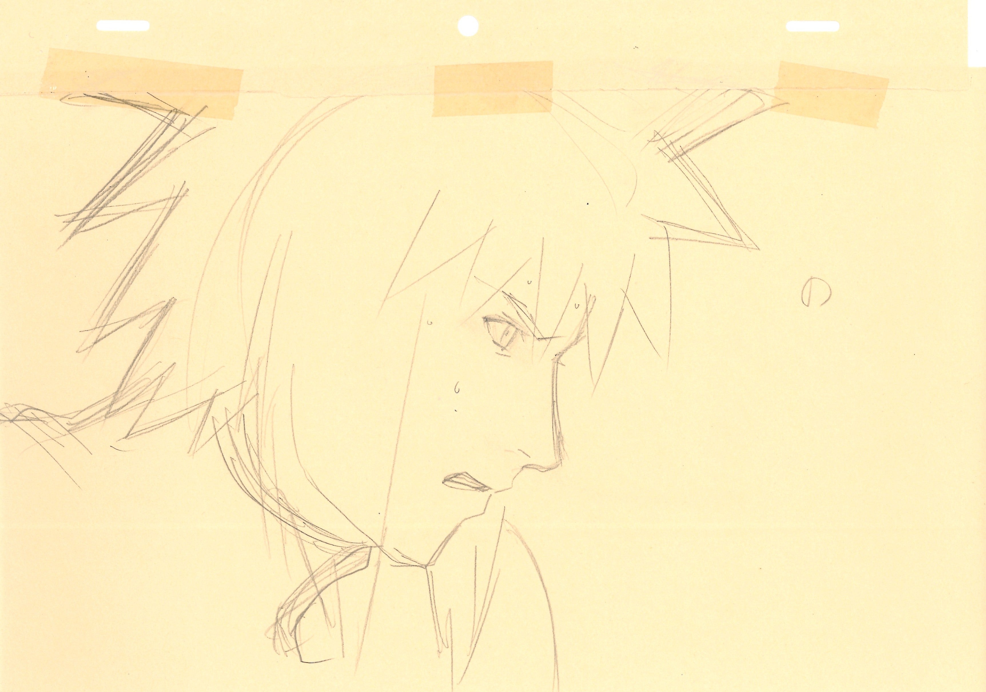 Naruto Shippuden Original Drawing (Minato Namikaze) 3-page Set
