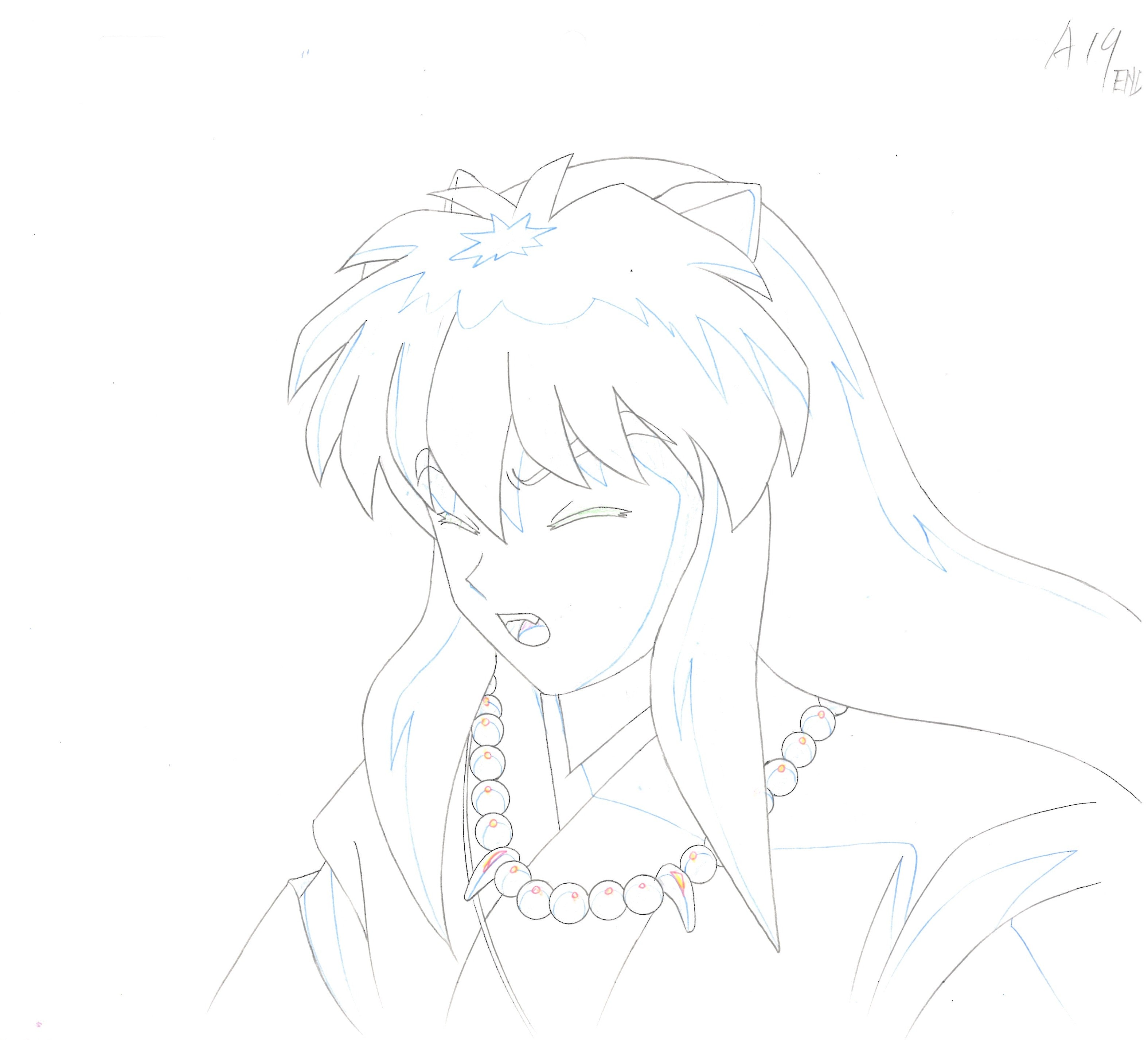 Inuyasha Original Cel and Drawing (Inuyasha)